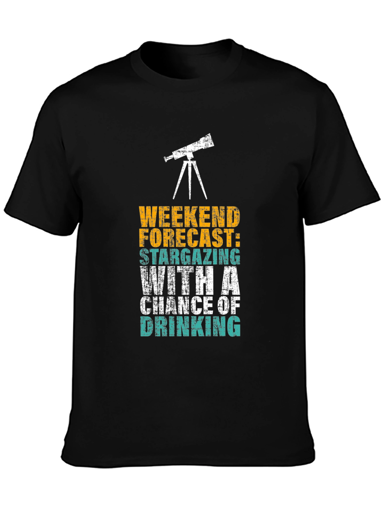 Stargazing Weekend Forecast Graphic T-Shirt