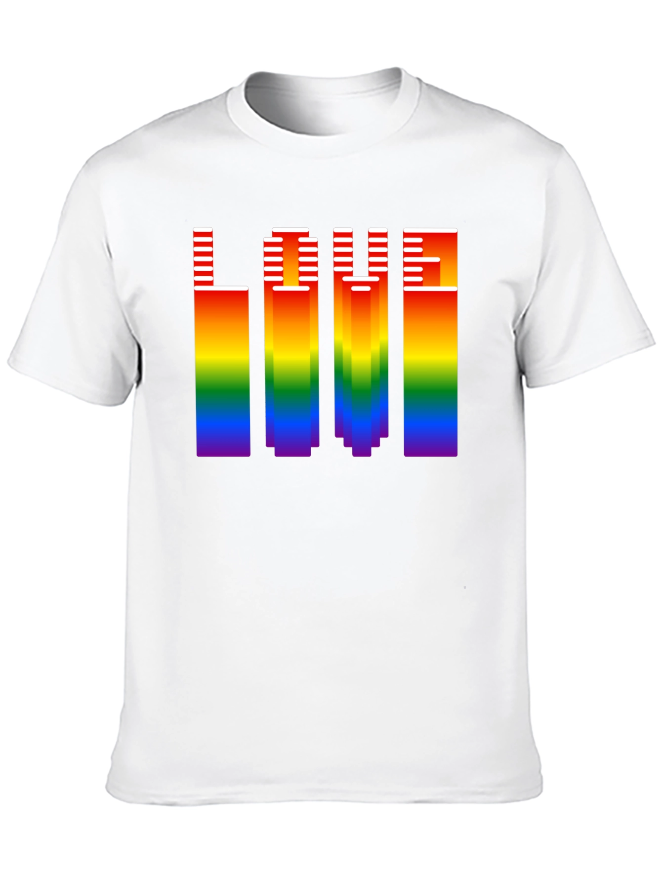 Rainbow LOVE Graphic Tee - Pride Month Shirt