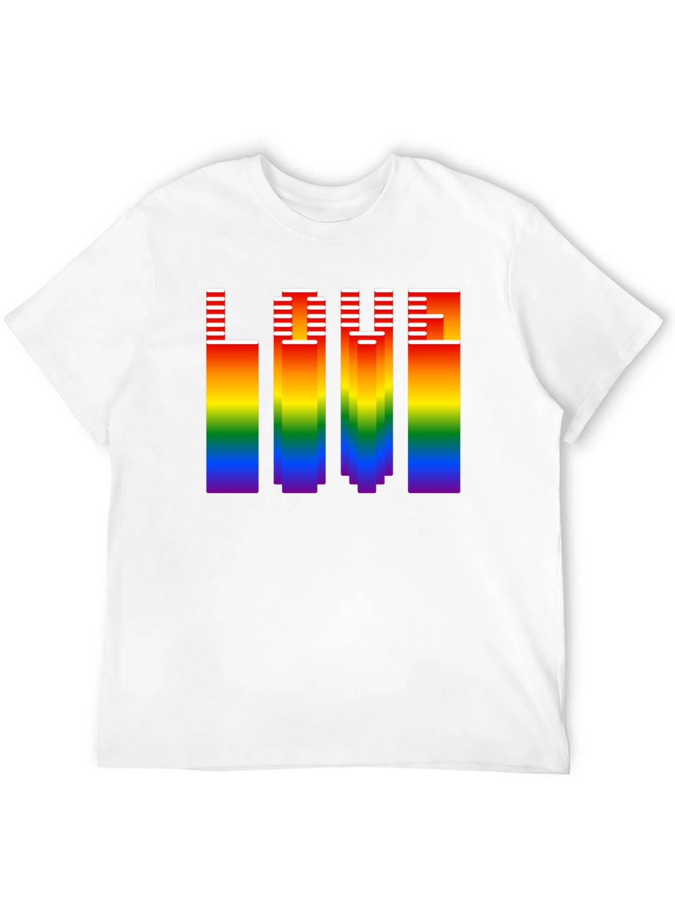 Rainbow LOVE Graphic Tee - Pride Month Shirt