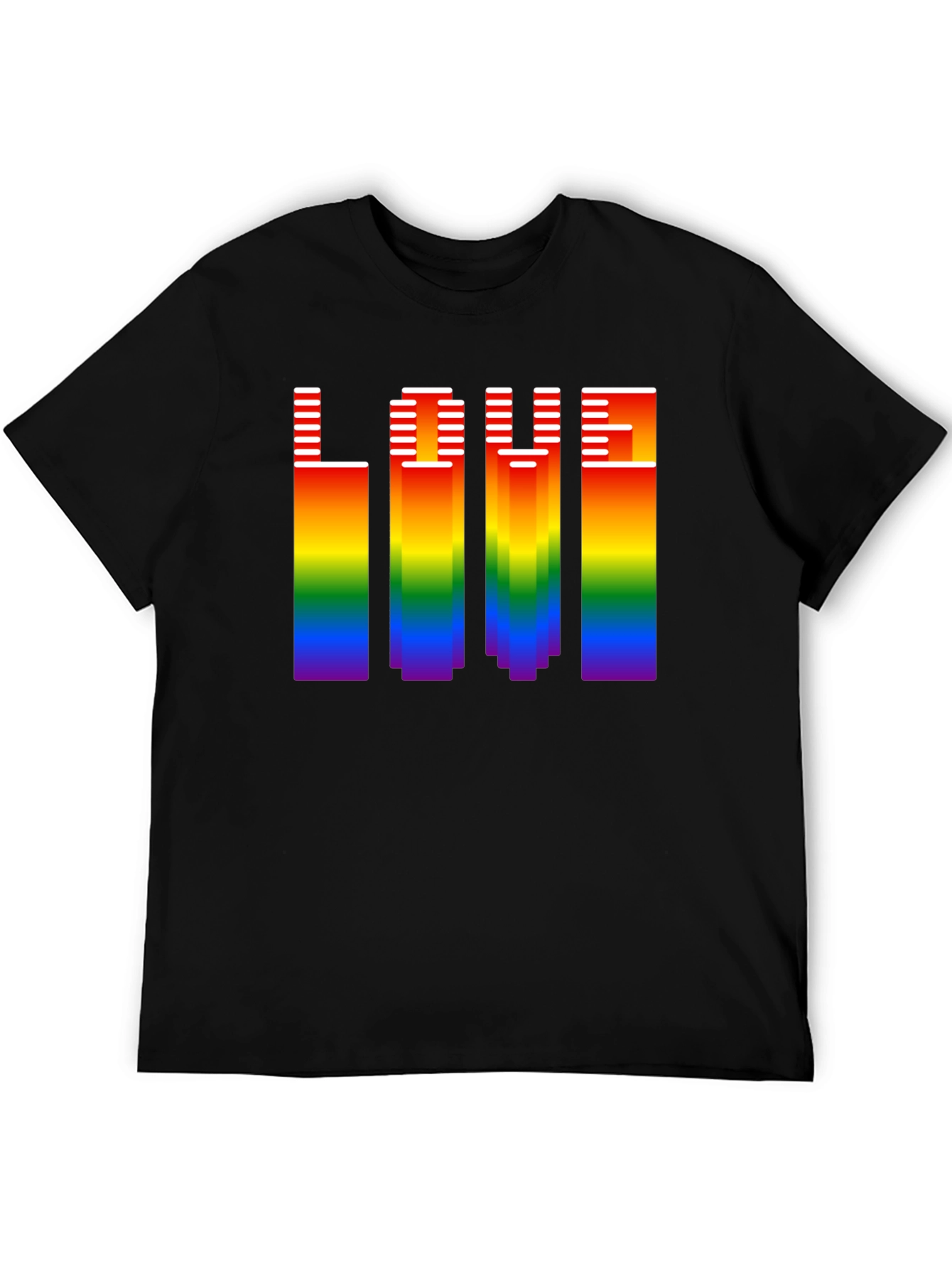 Rainbow LOVE Graphic Tee - Pride Month Shirt