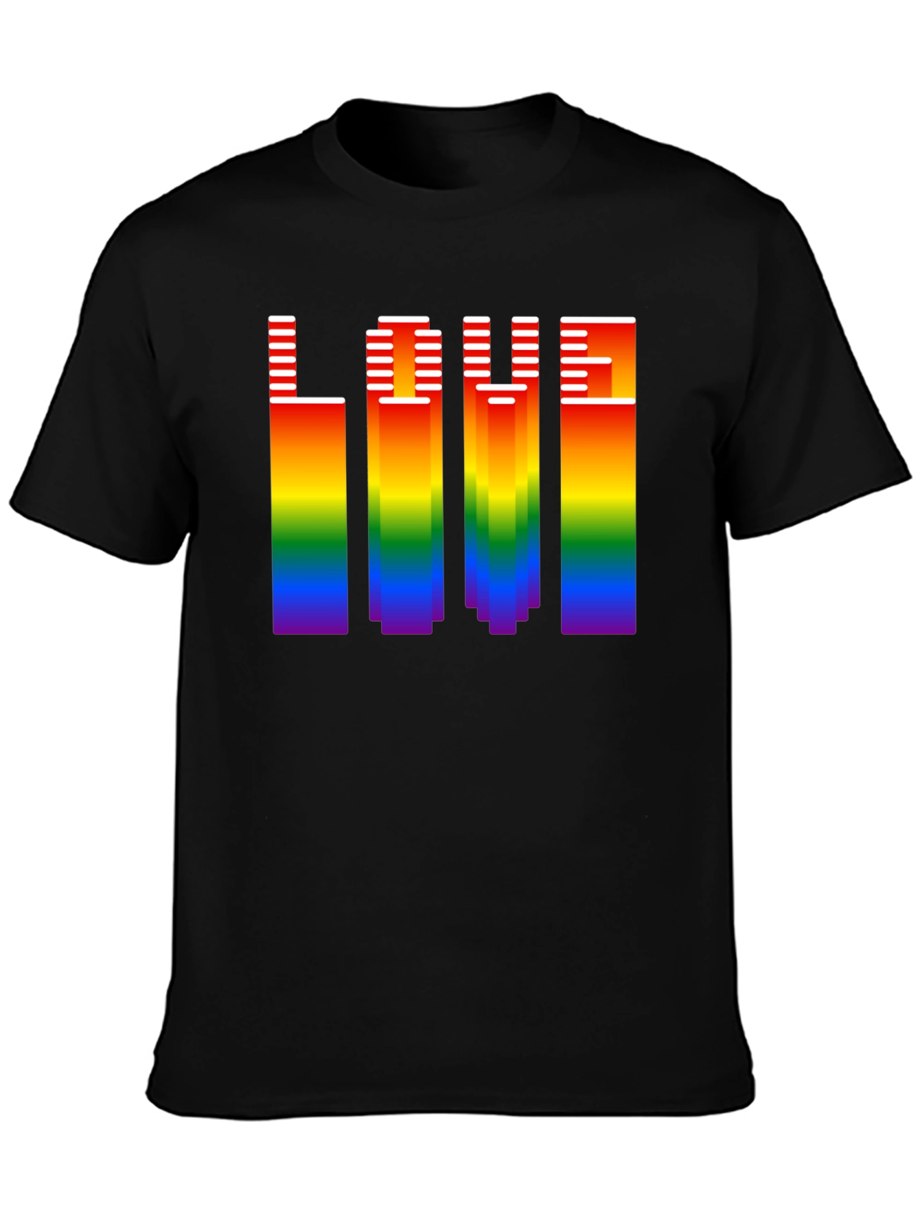 Rainbow LOVE Graphic Tee - Pride Month Shirt