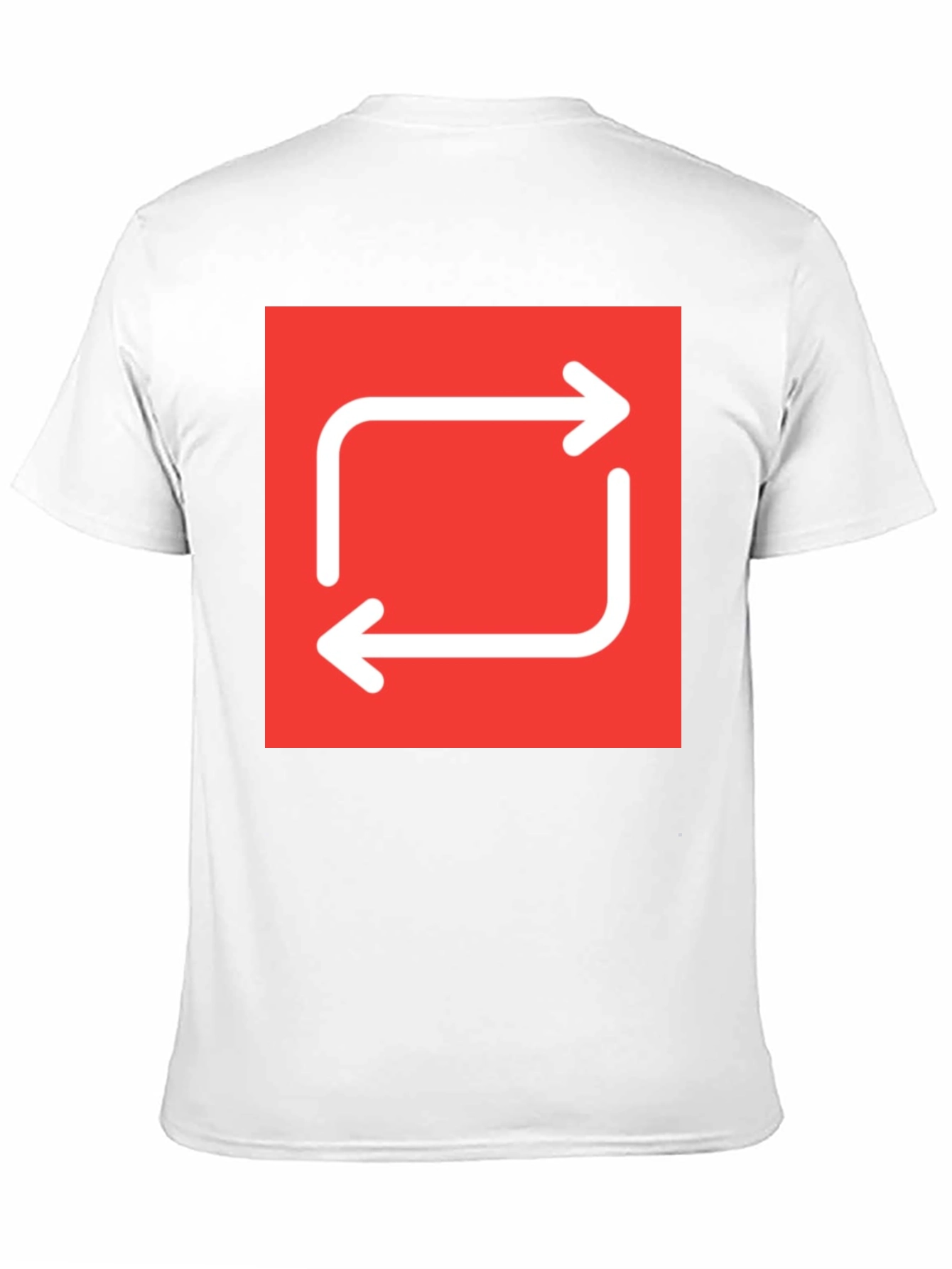 Recycle Graphic Tee - Black Cotton Casual