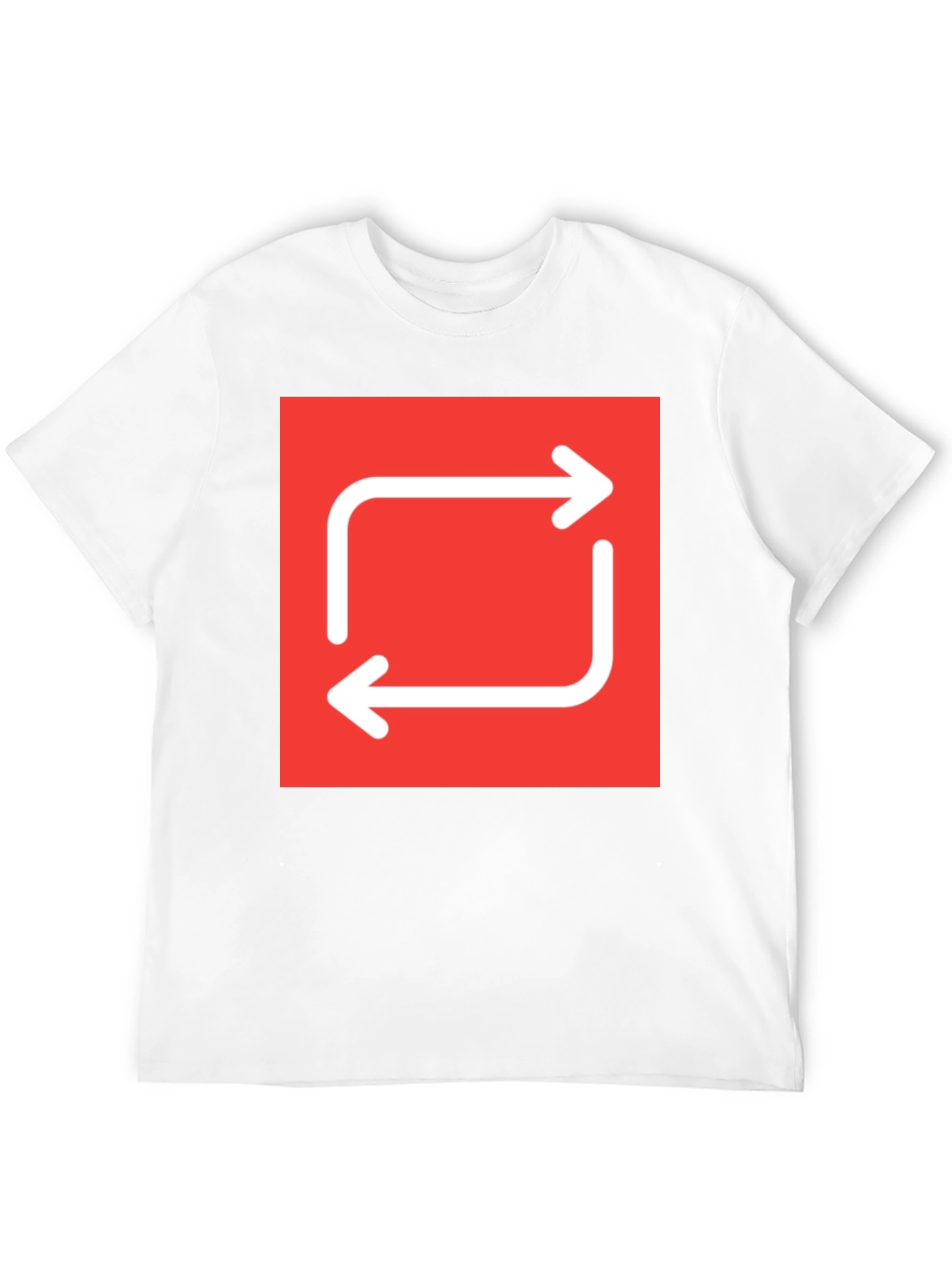 Recycle Graphic Tee - Black Cotton Casual