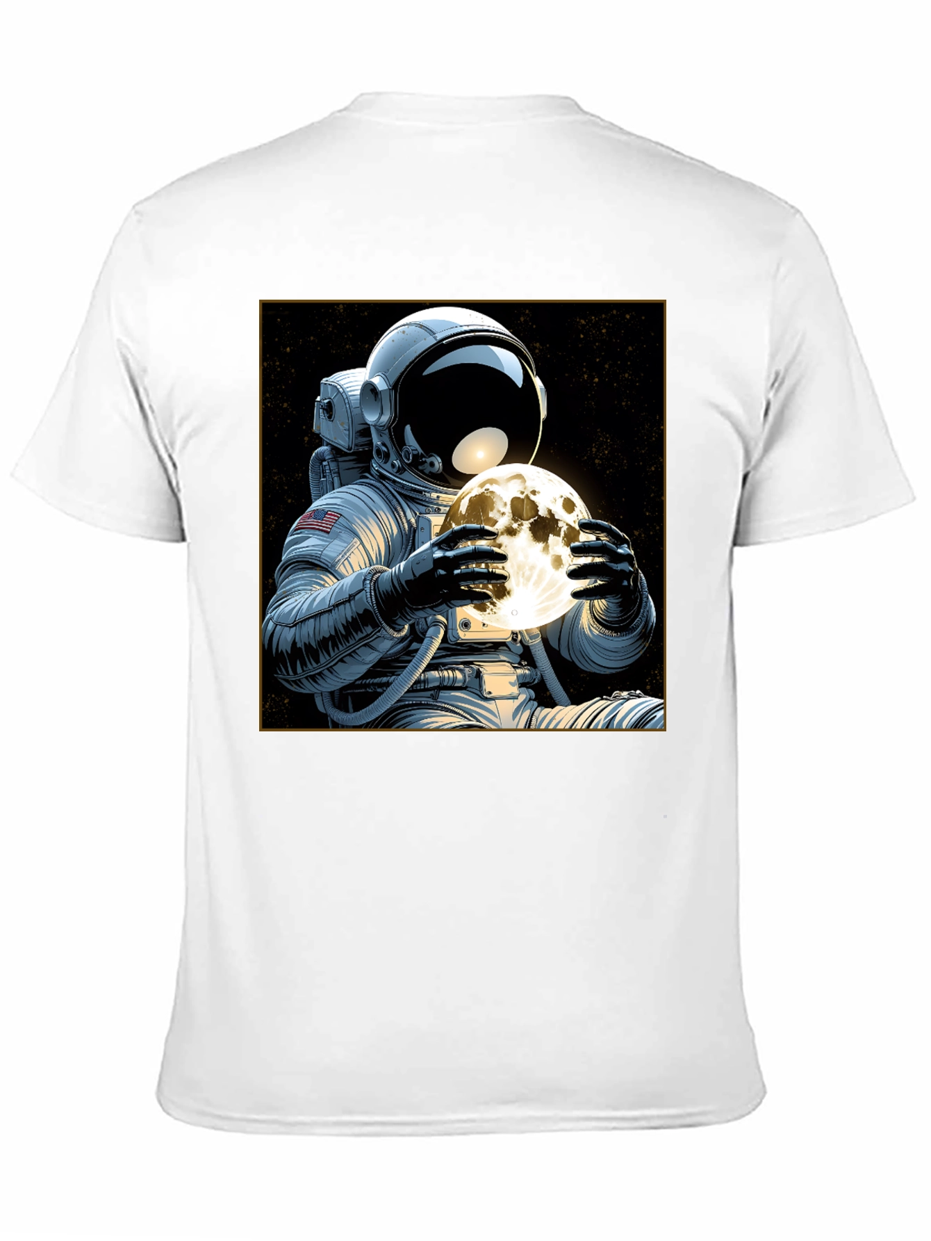 Astronaut Moon Graphic T-Shirt