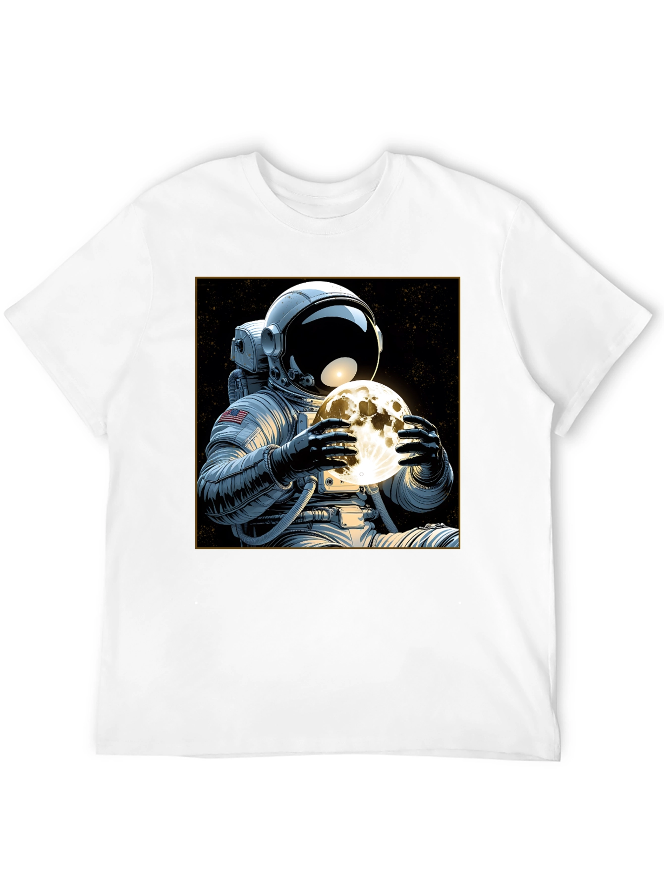 Astronaut Moon Graphic T-Shirt