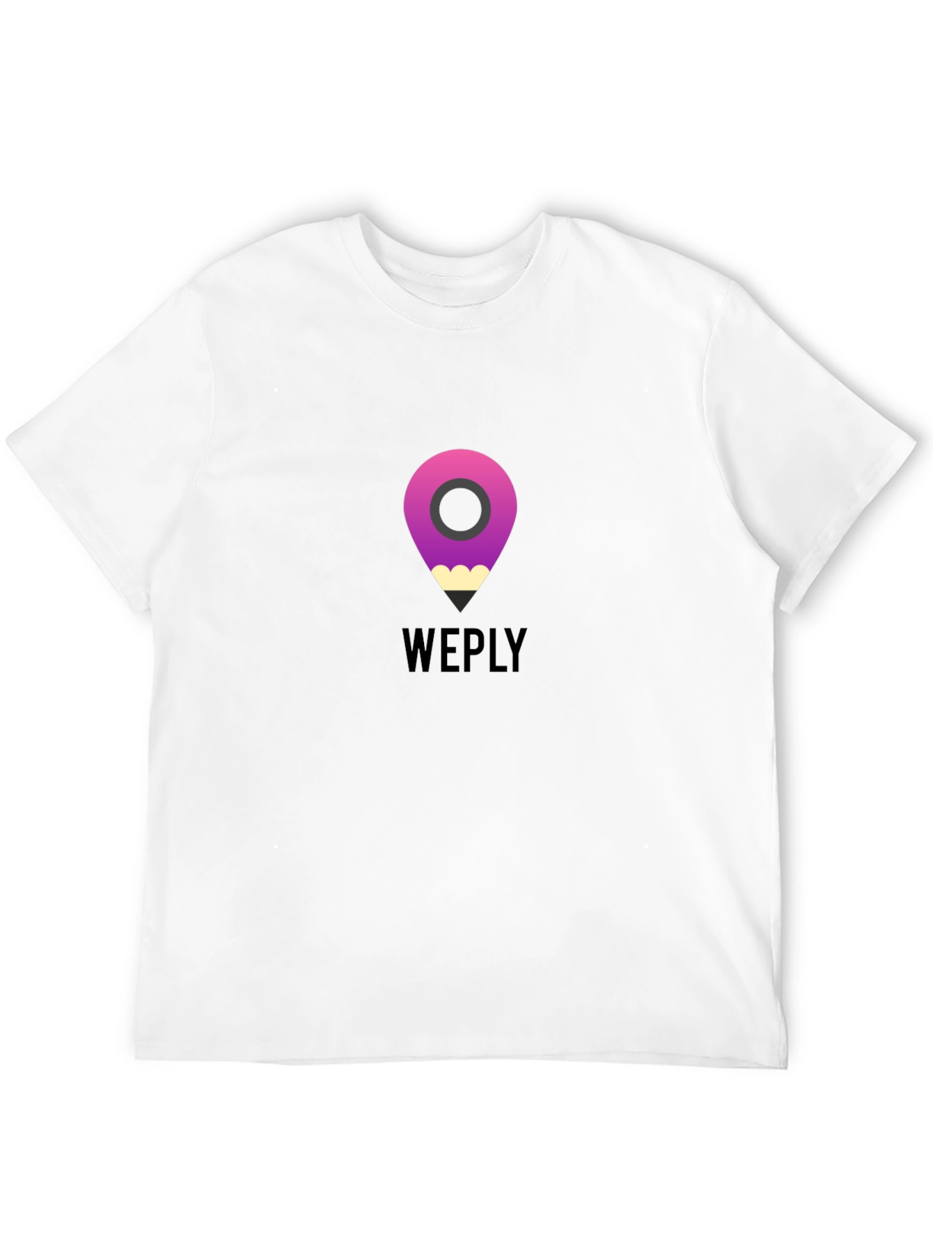 Stylish Black Weply Graphic T-Shirt