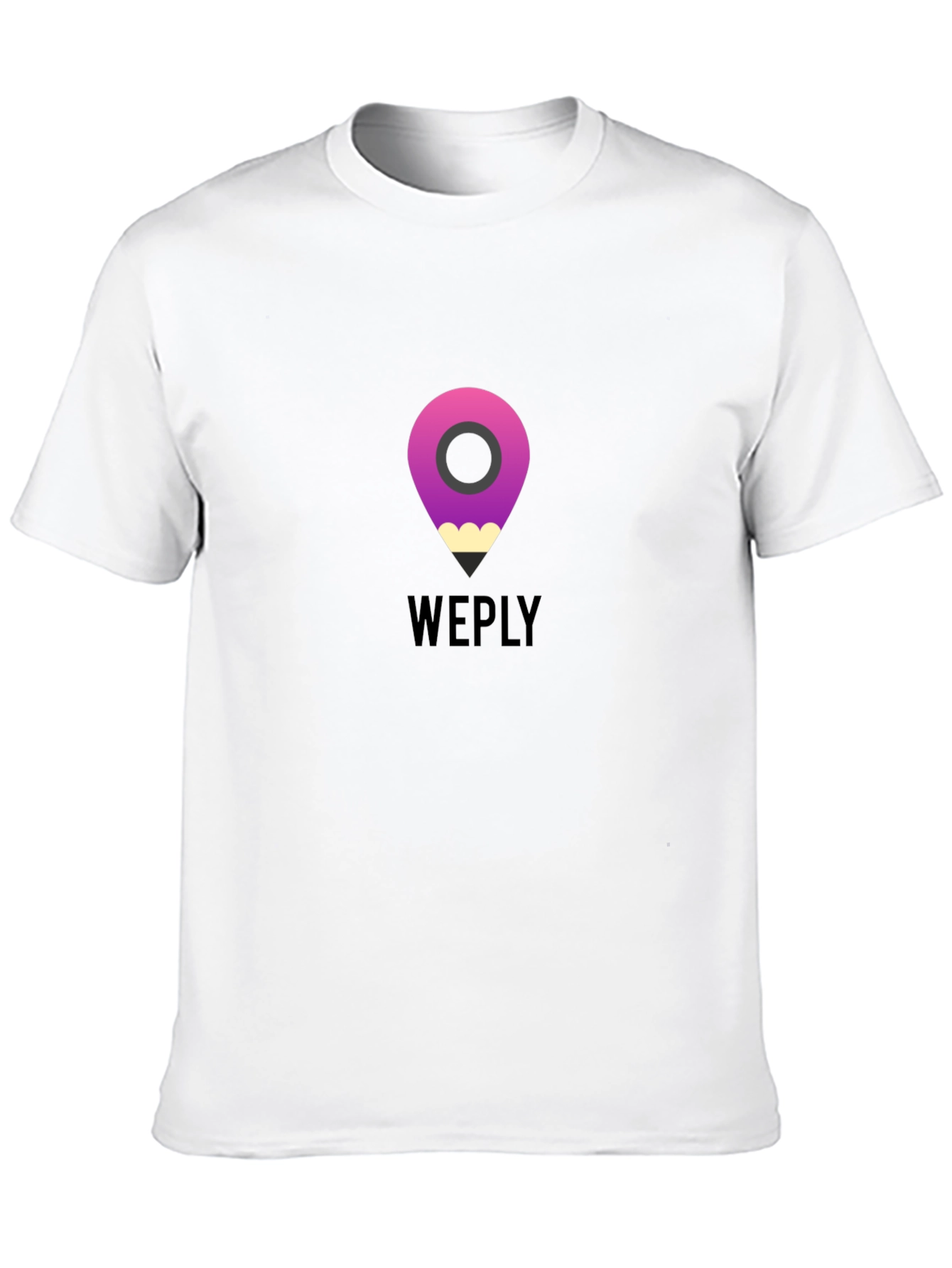 Stylish Black Weply Graphic T-Shirt