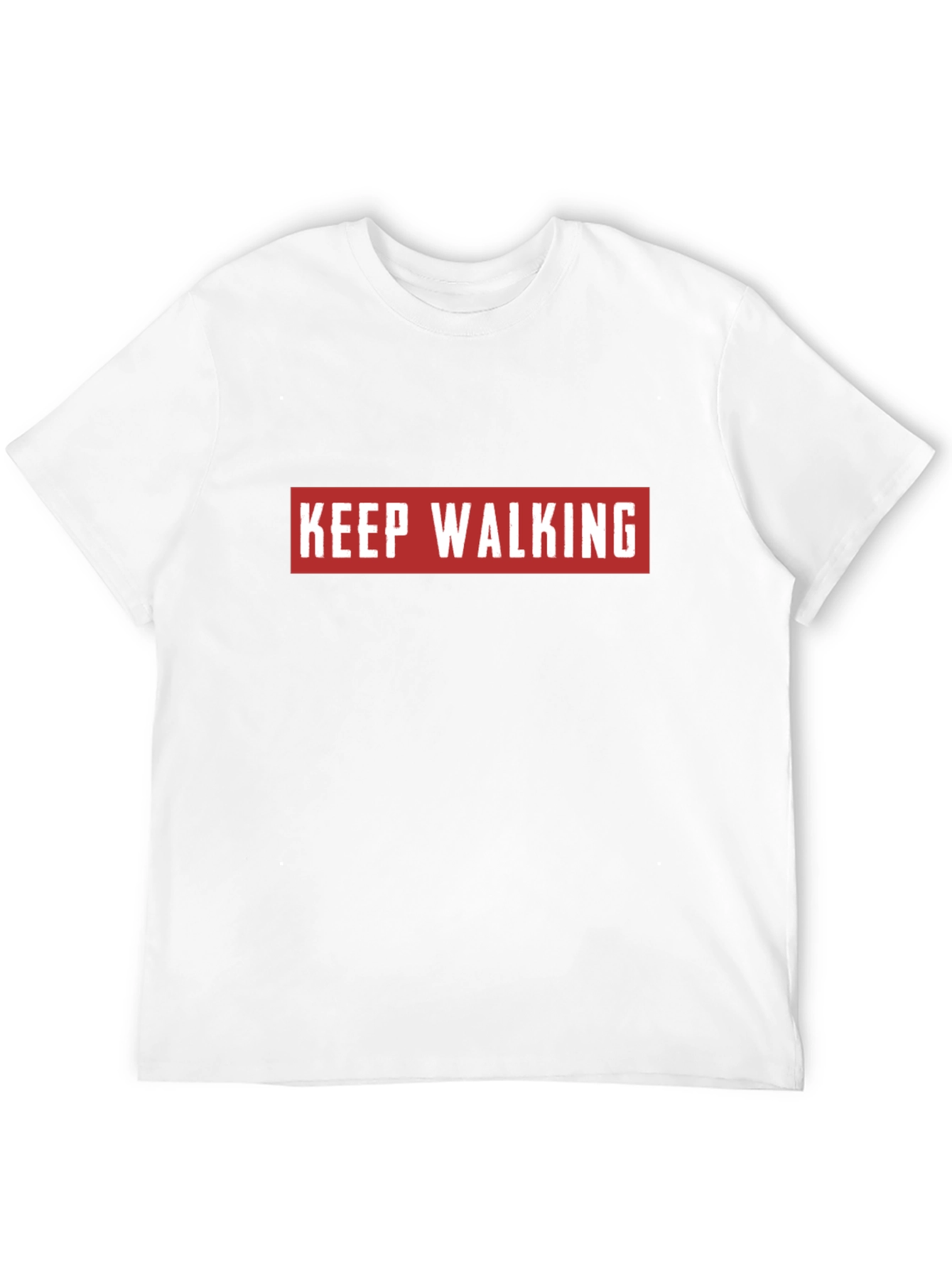 Keep Walking Black Graphic Tee