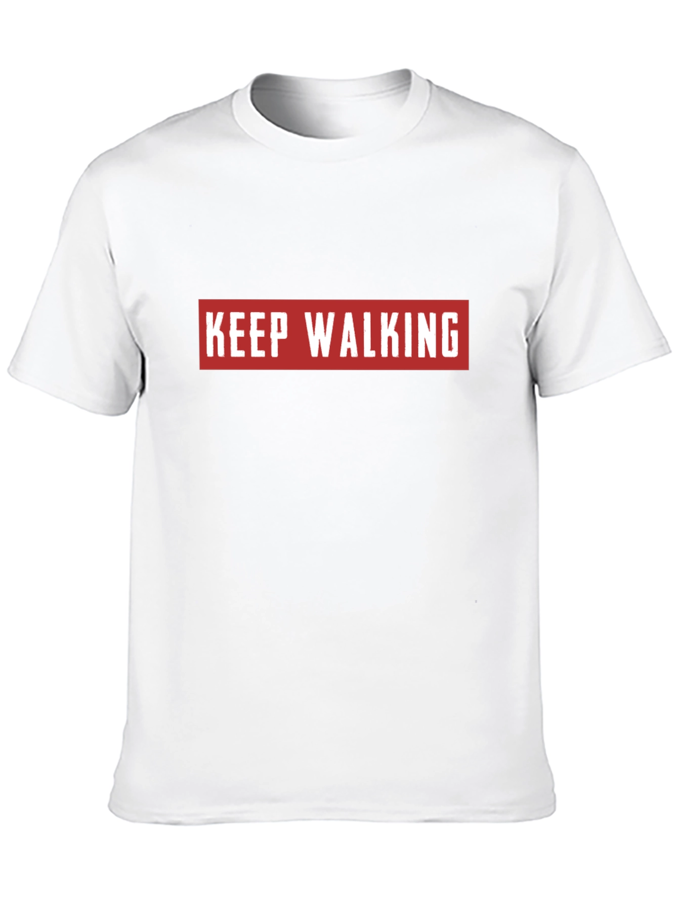 Keep Walking Black Graphic Tee