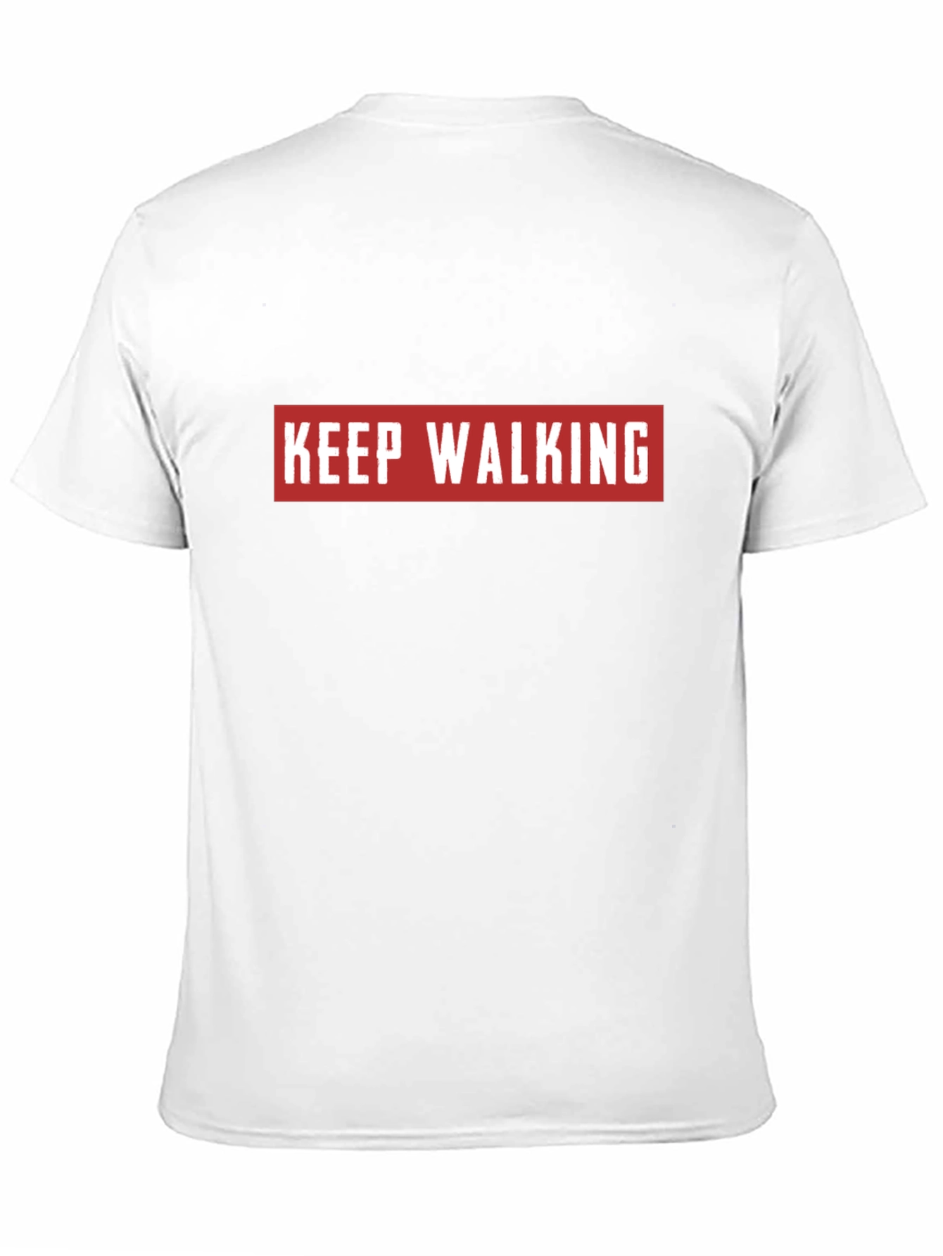 Keep Walking Black Graphic Tee
