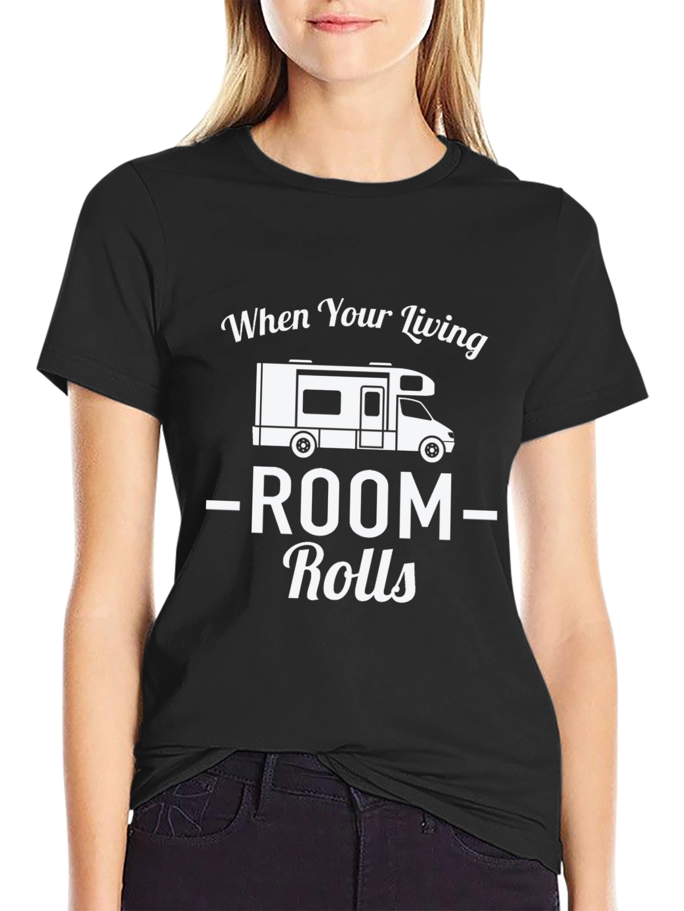 Living Room Rolls T-Shirt - RV Camper Tee