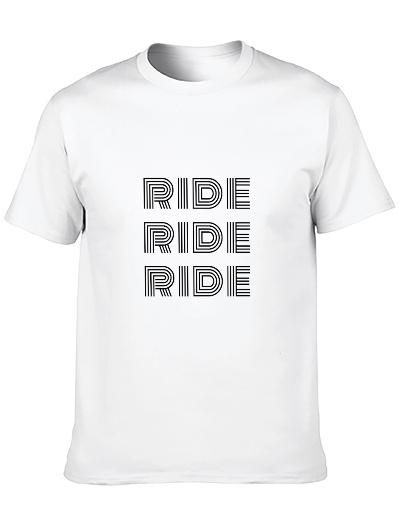 RIDE Graphic Tee - Black Casual Comfort