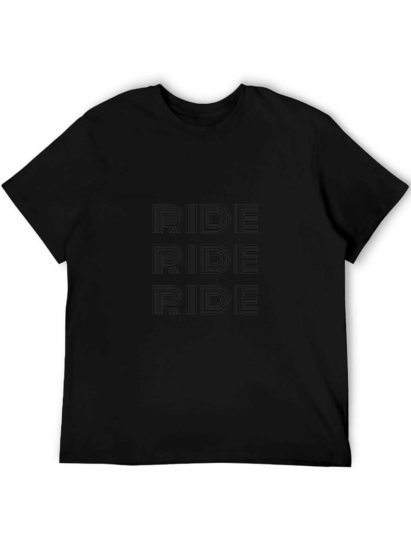 RIDE Graphic Tee - Black Casual Comfort