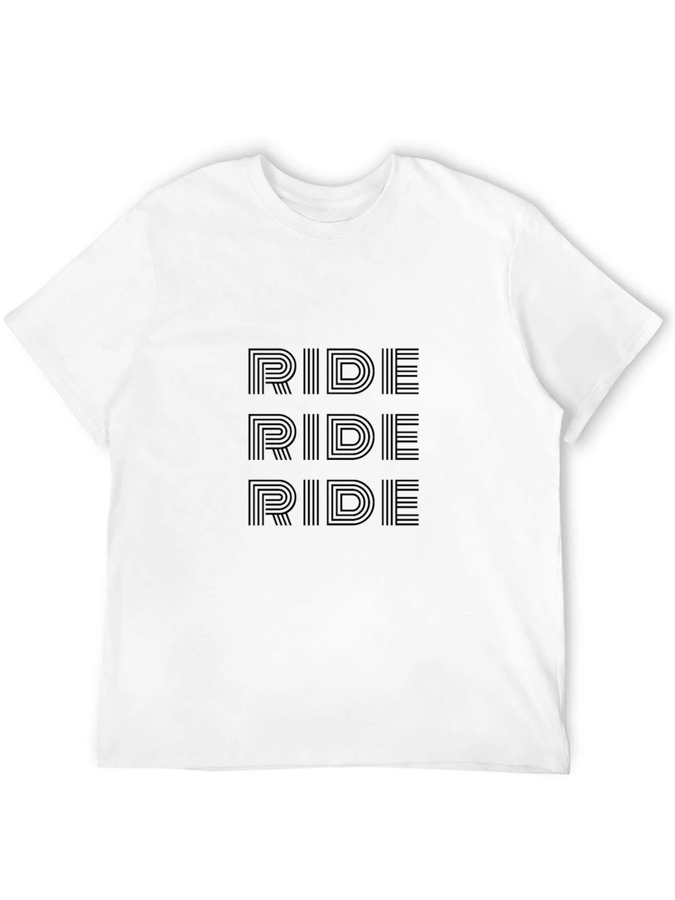 RIDE Graphic Tee - Black Casual Comfort