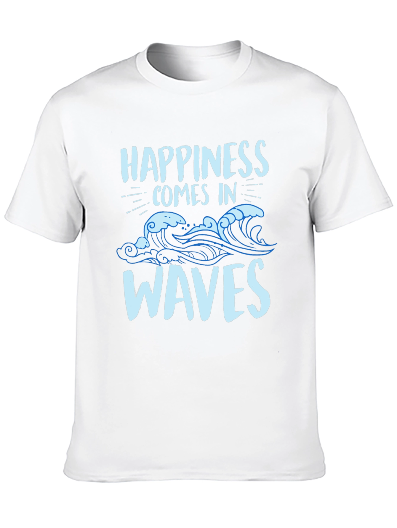 Happiness Comes in Waves Graphic T-Shirt