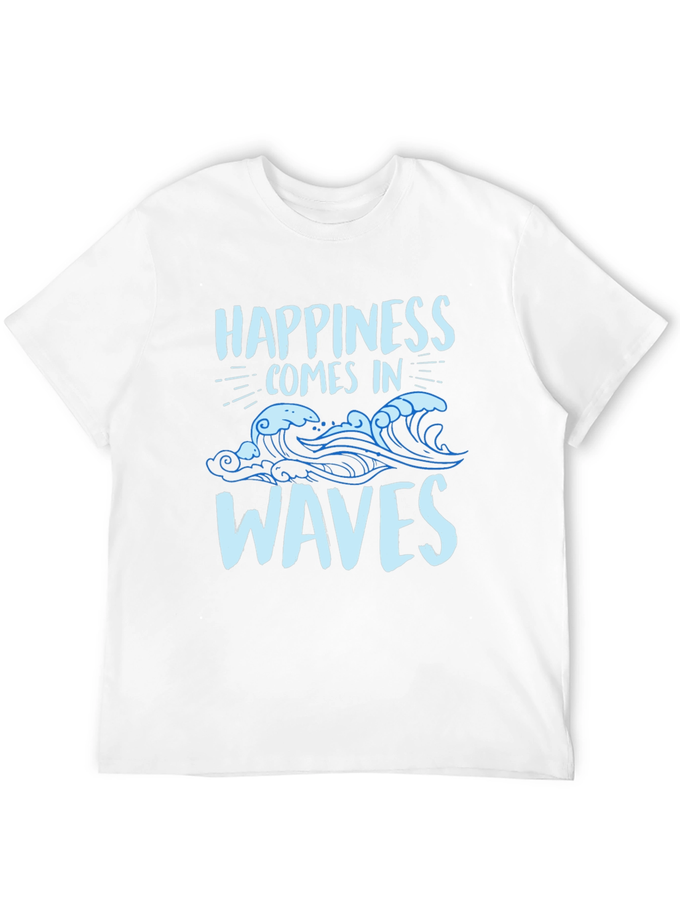 Happiness Comes in Waves Graphic T-Shirt