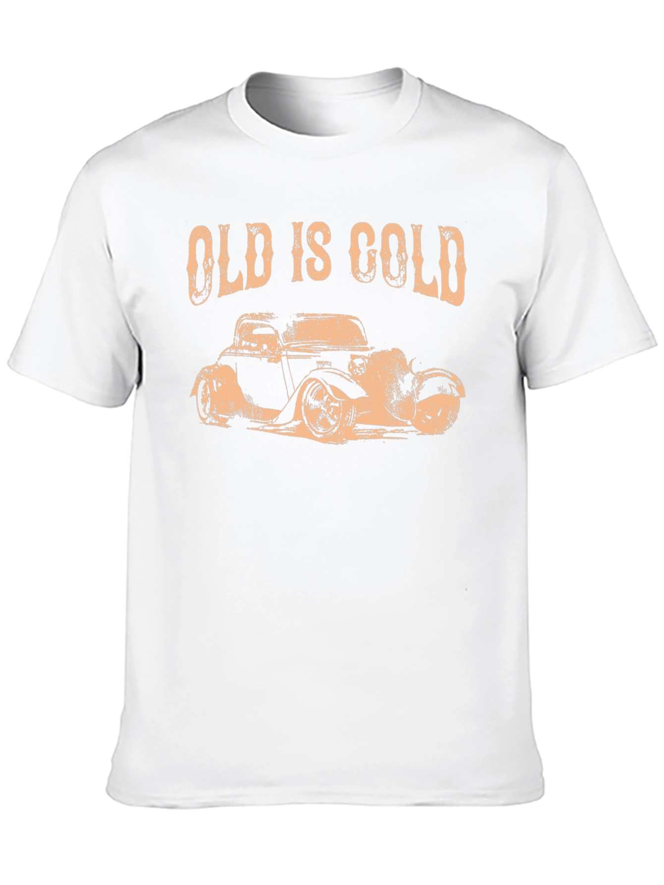 Old is Gold Black Hot Rod Graphic Tee