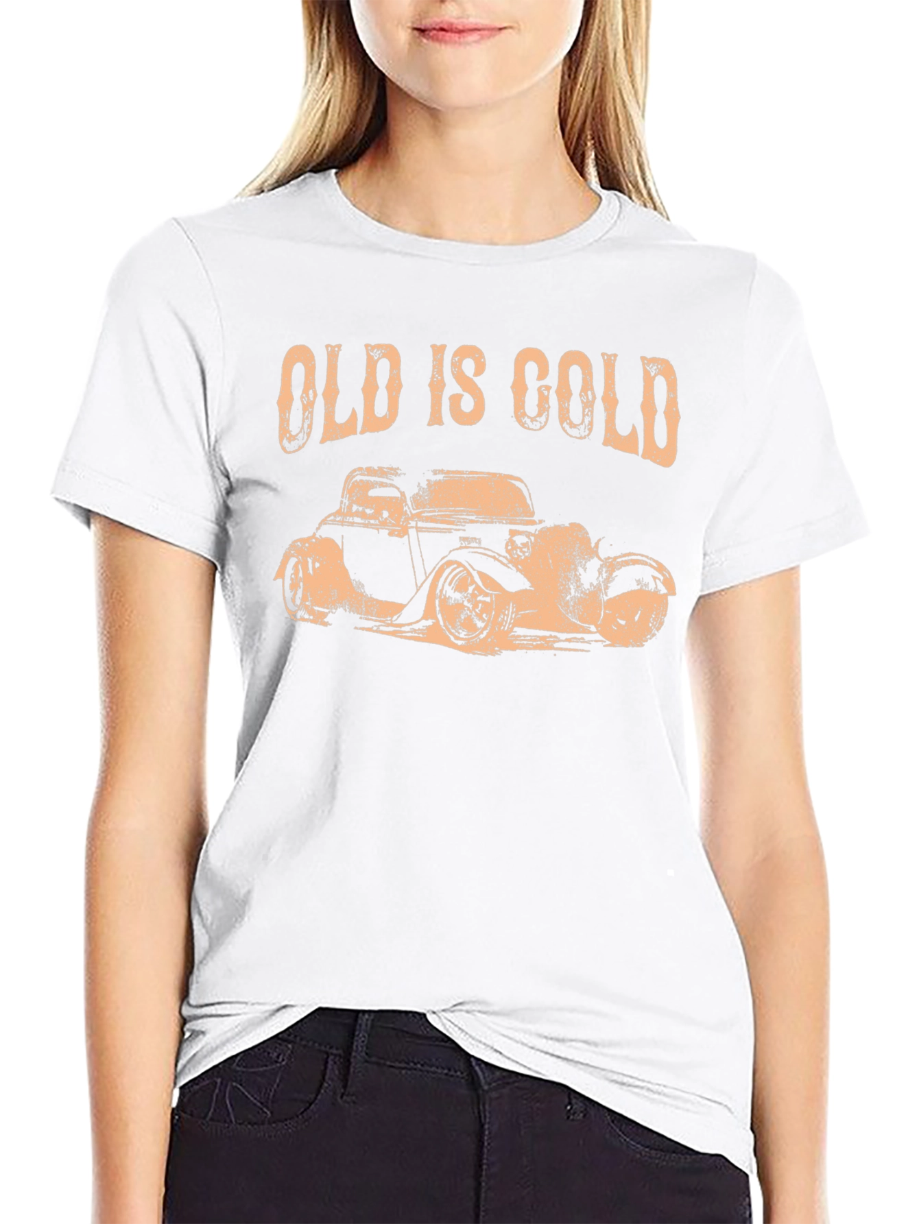 Old is Gold Black Hot Rod Graphic Tee