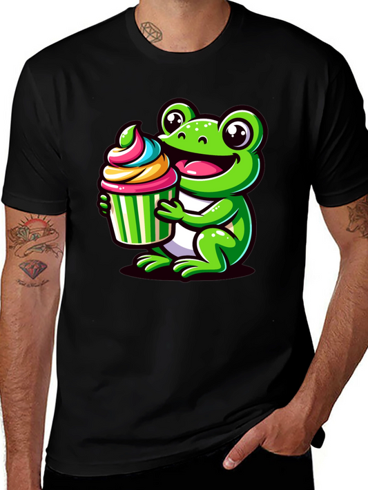 Cute Frog Cupcake T-Shirt