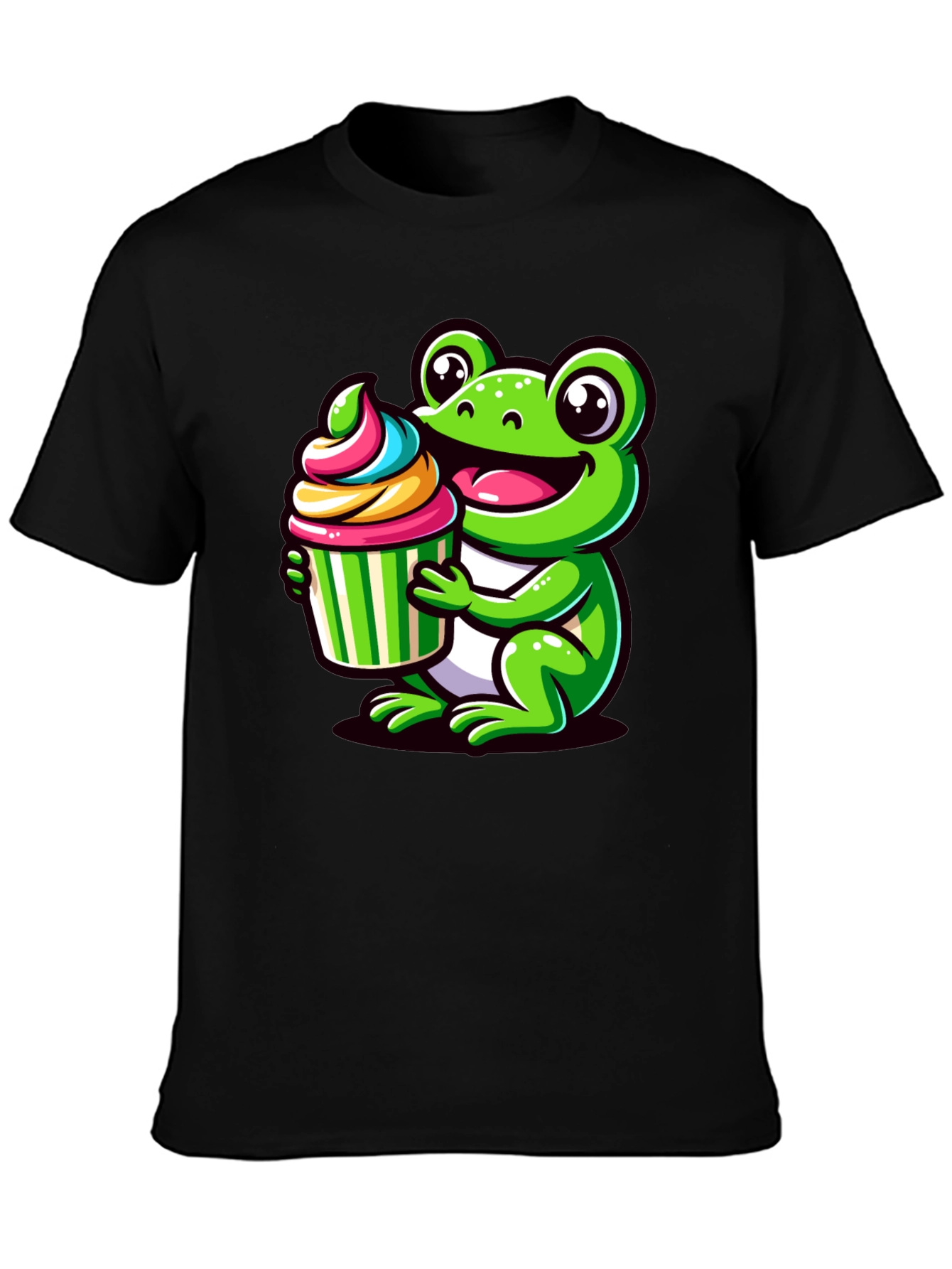 Cute Frog Cupcake T-Shirt