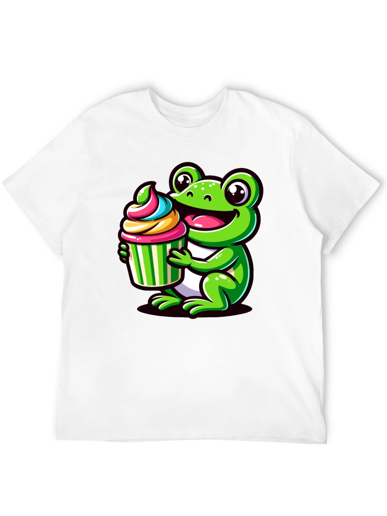 Cute Frog Cupcake T-Shirt