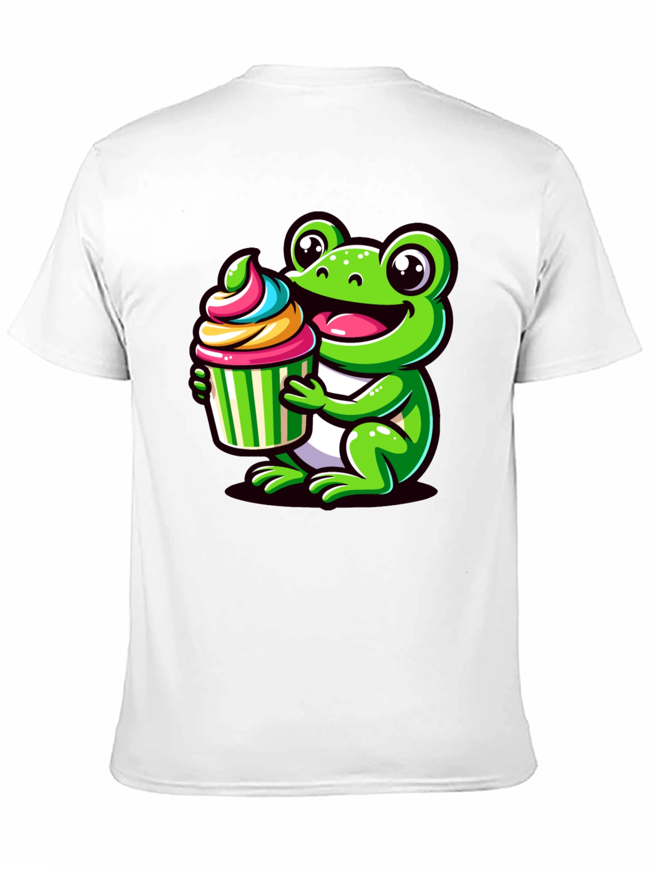 Cute Frog Cupcake T-Shirt