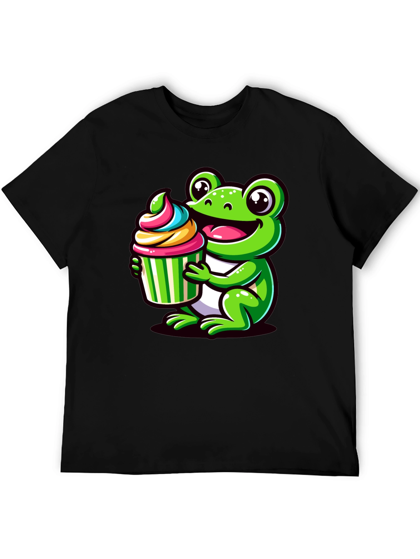 Cute Frog Cupcake T-Shirt