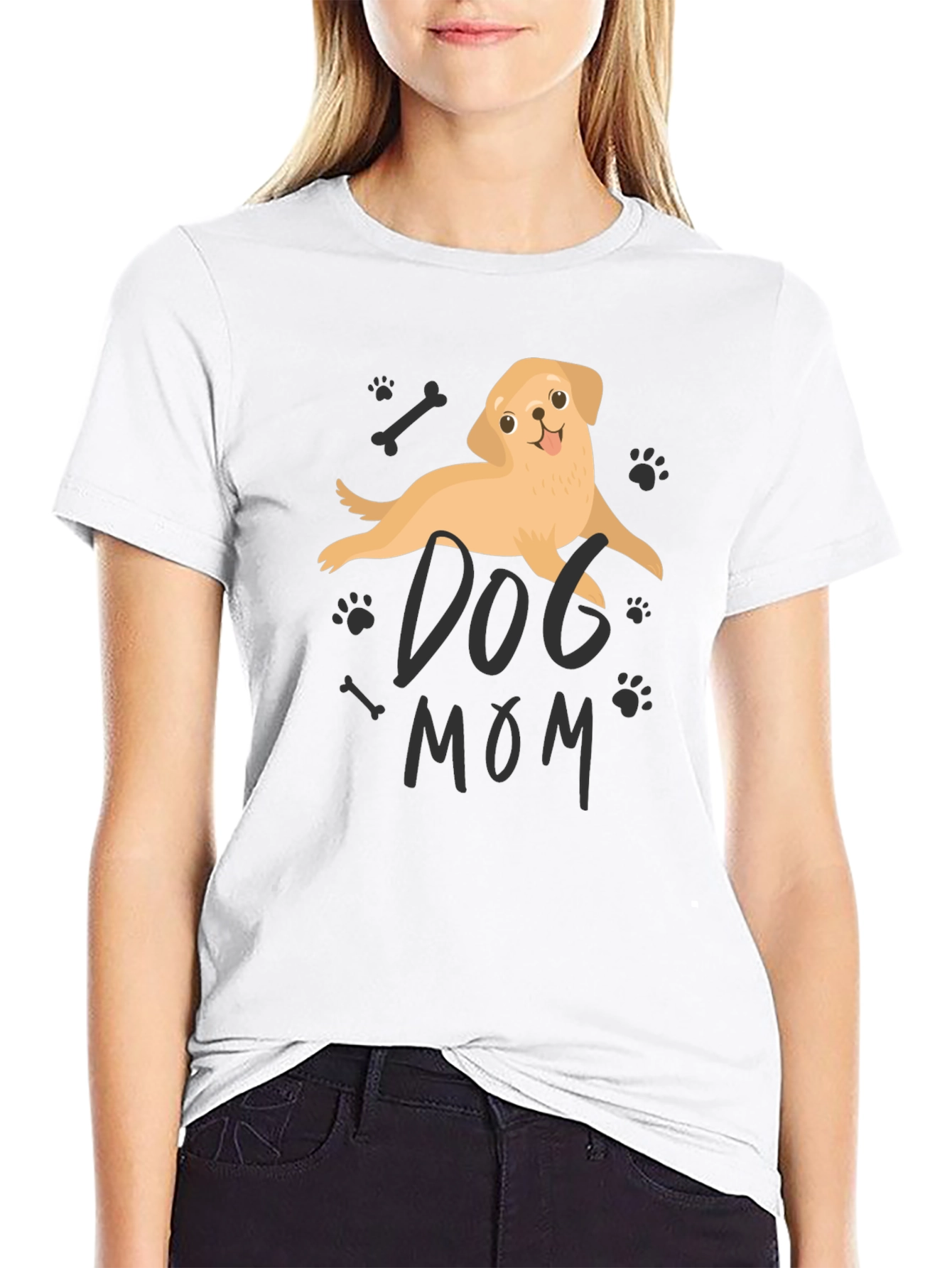 Dog Mom Graphic Tee - Cute Pet Lover Shirt
