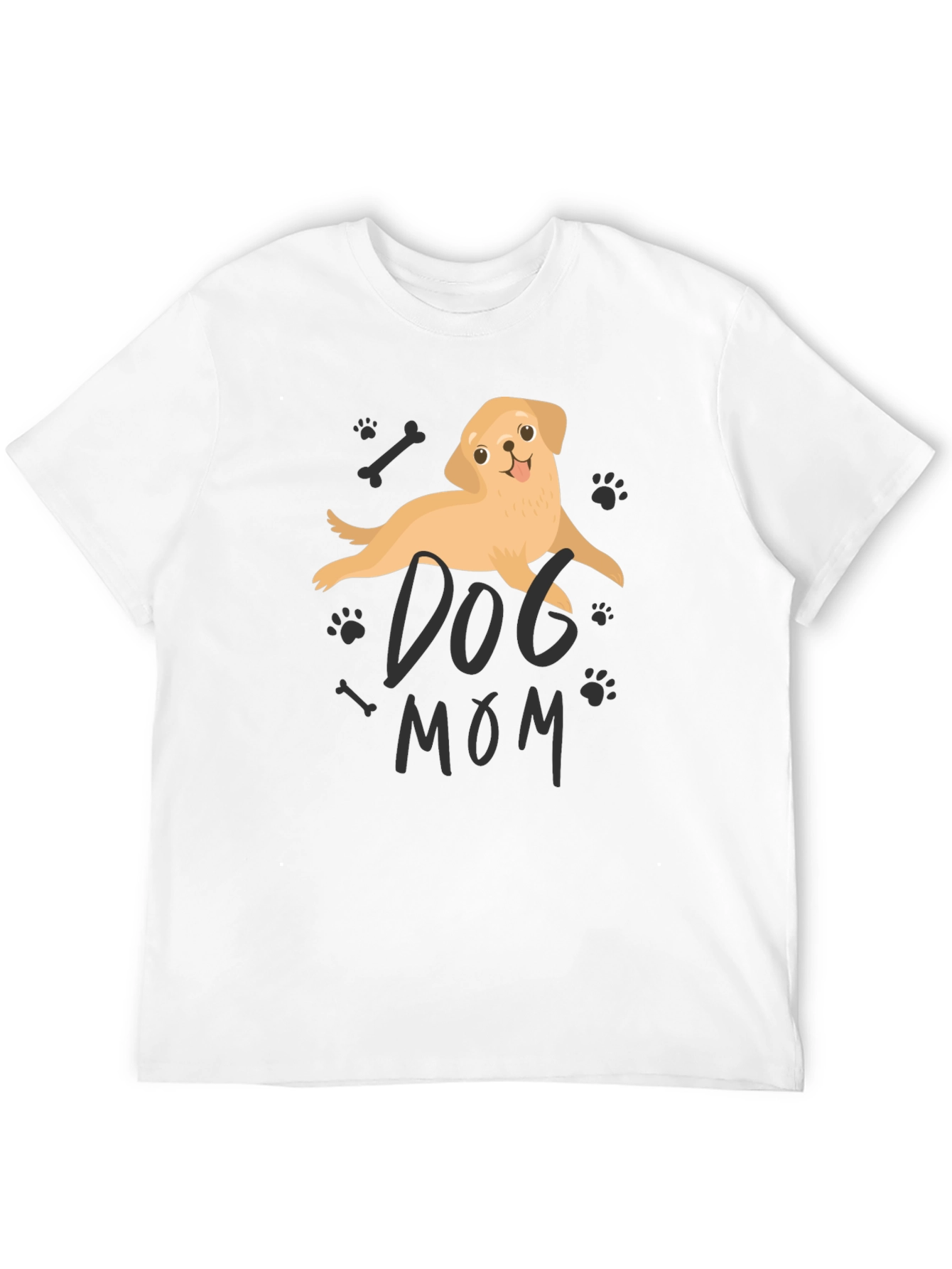 Dog Mom Graphic Tee - Cute Pet Lover Shirt
