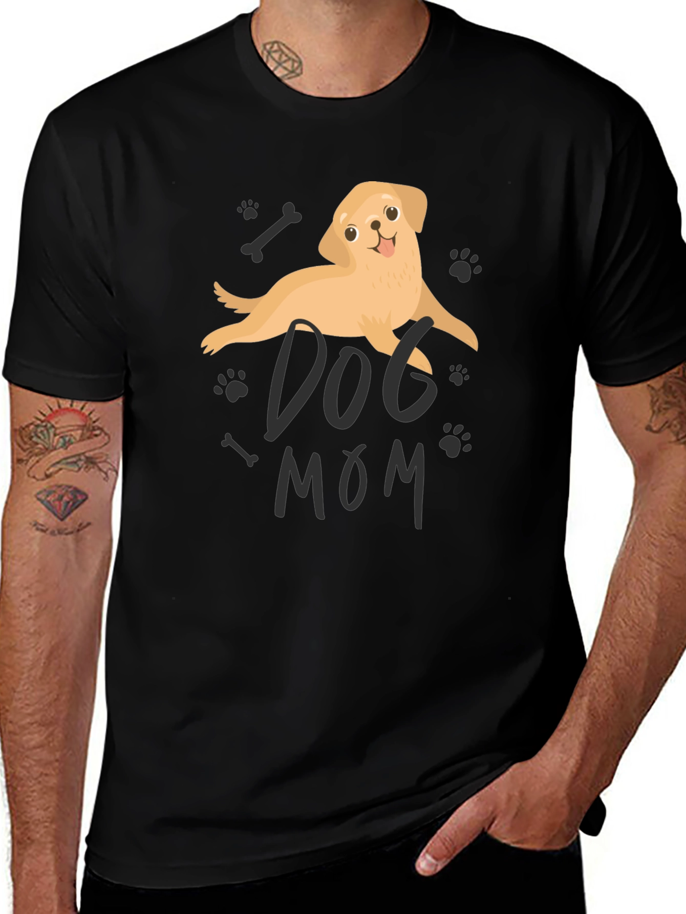 Dog Mom Graphic Tee - Cute Pet Lover Shirt