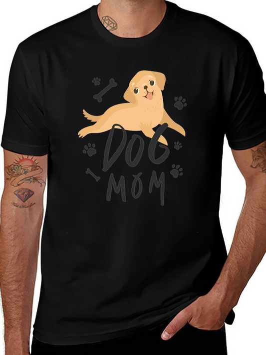 Dog Mom Graphic Tee - Cute Pet Lover Shirt
