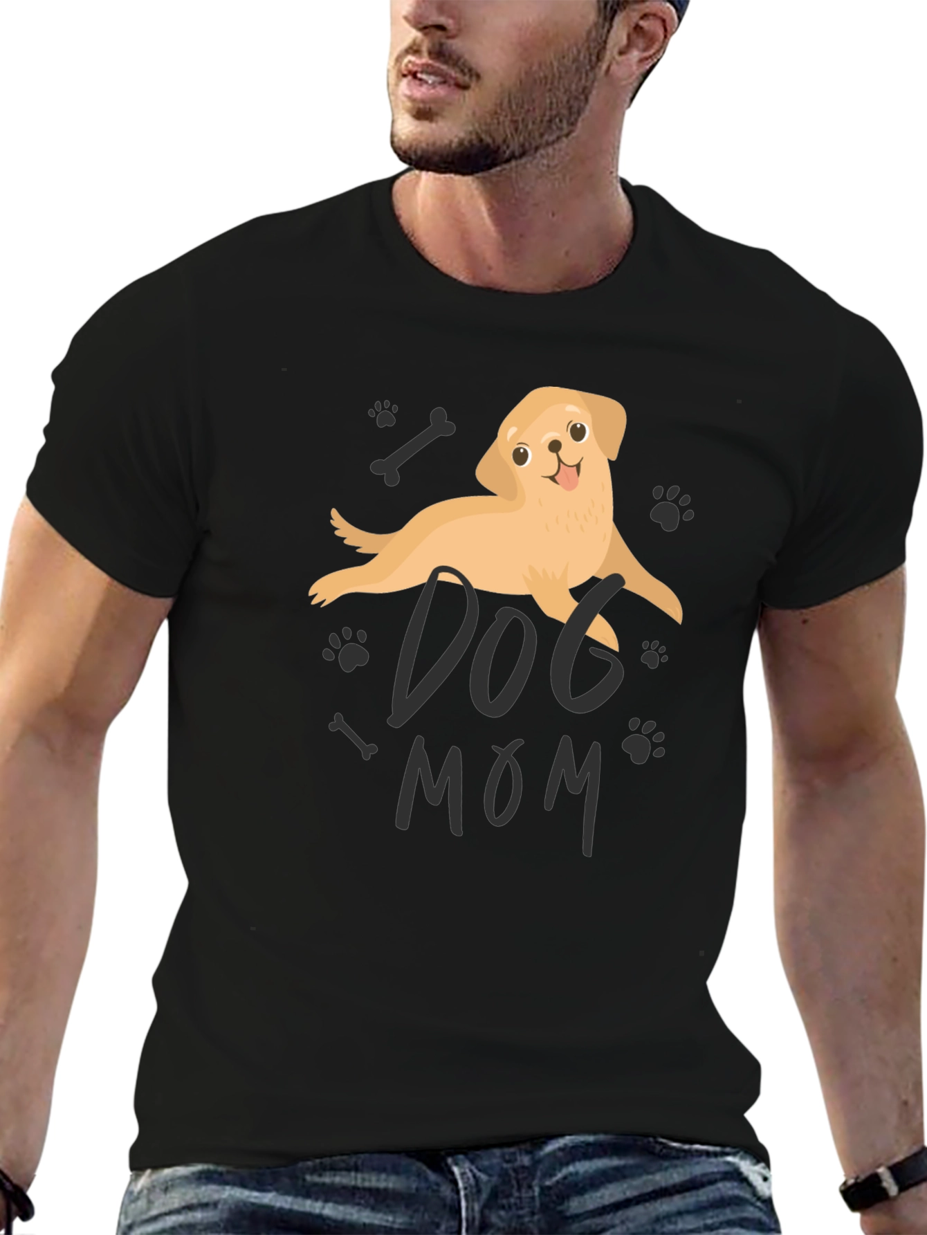 Dog Mom Graphic Tee - Cute Pet Lover Shirt
