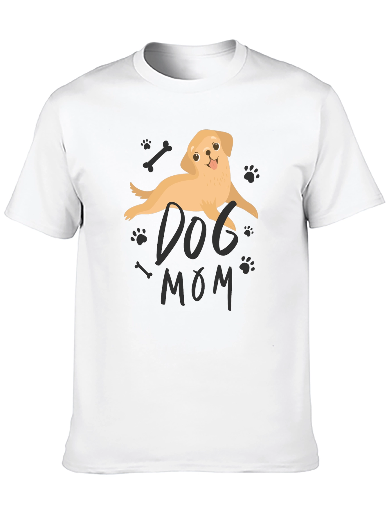 Dog Mom Graphic Tee - Cute Pet Lover Shirt
