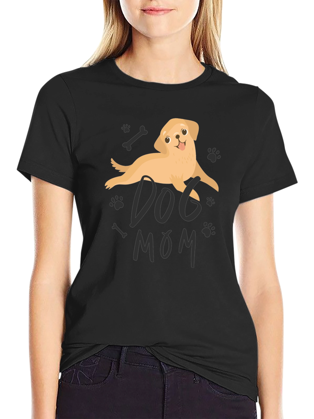 Dog Mom Graphic Tee - Cute Pet Lover Shirt