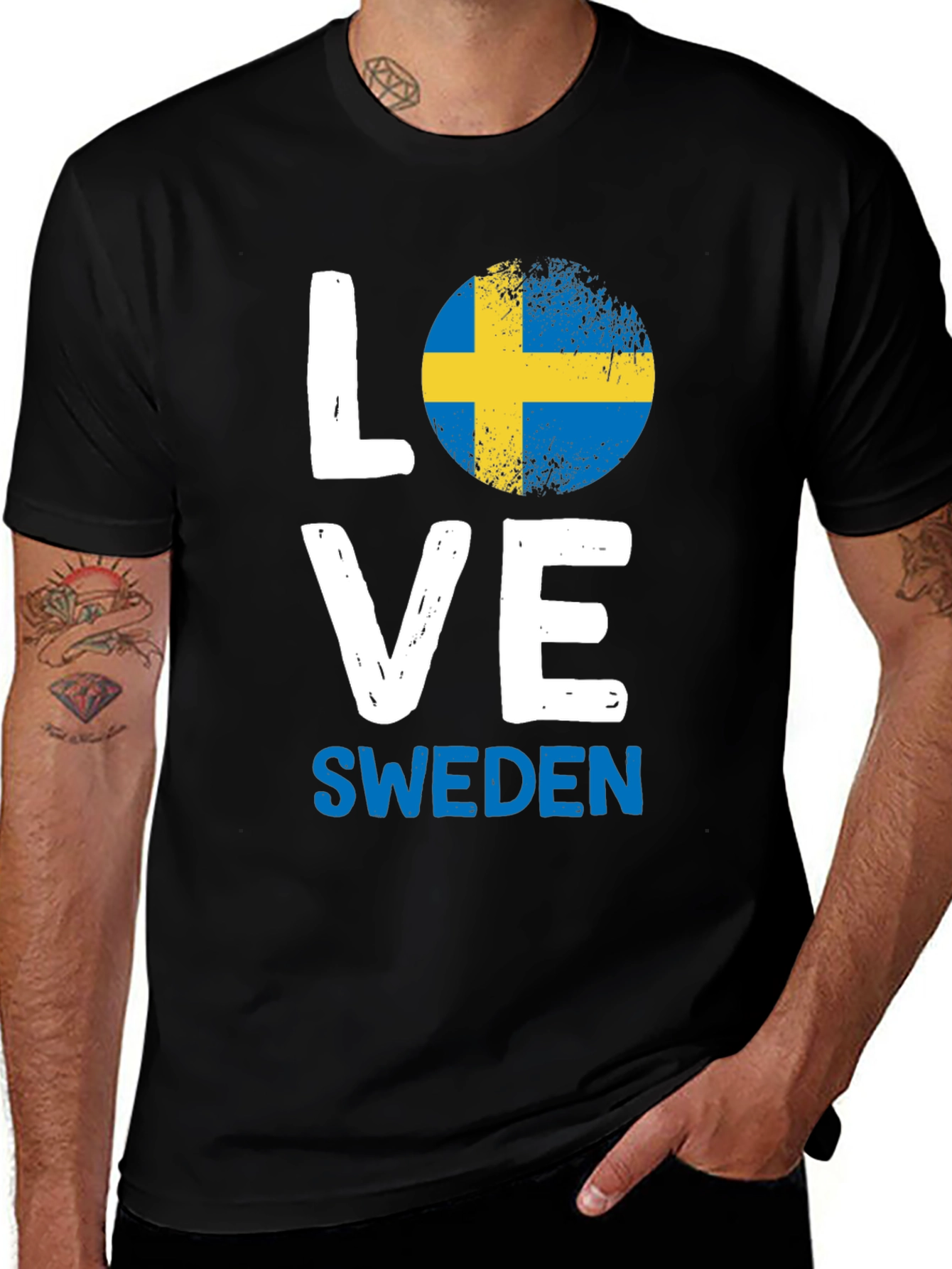 Love Sweden T-Shirt - Swedish Pride Tee