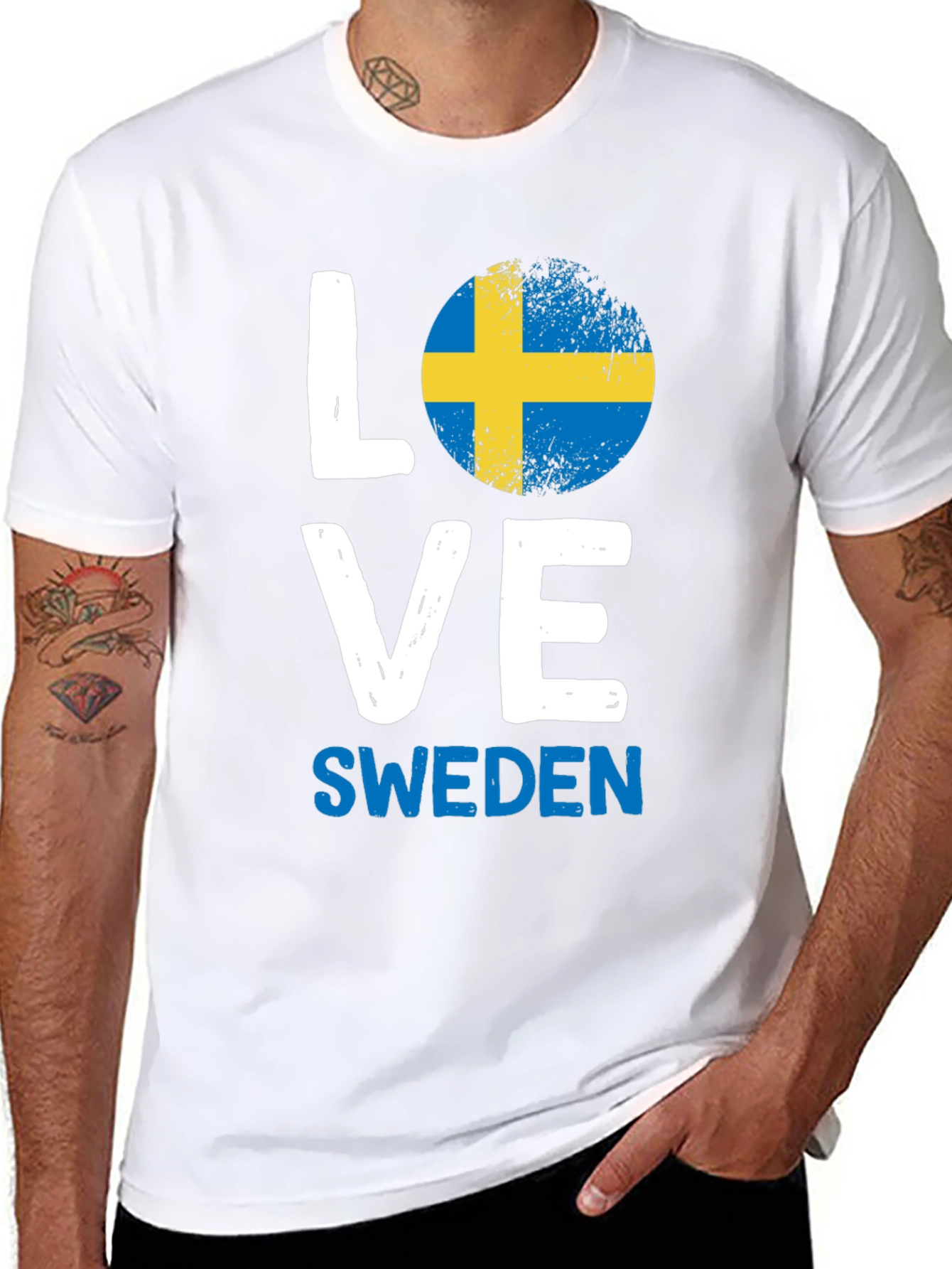 Love Sweden T-Shirt - Swedish Pride Tee