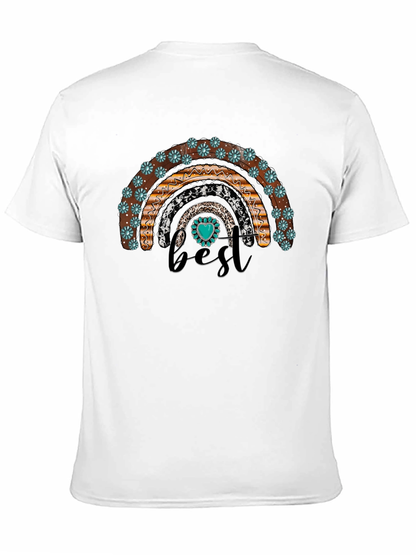 Boho Rainbow Bestie T-Shirt