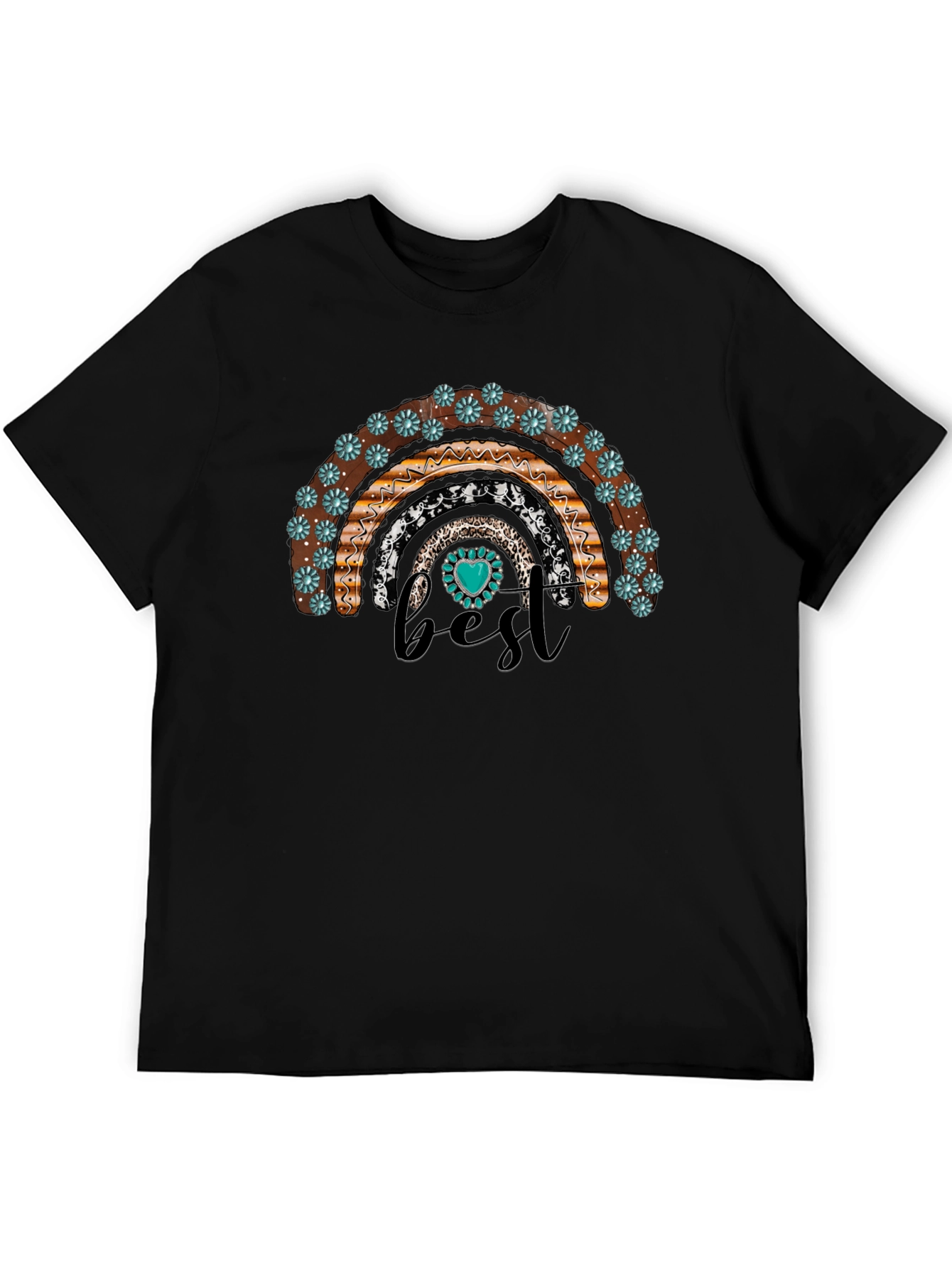 Boho Rainbow Bestie T-Shirt