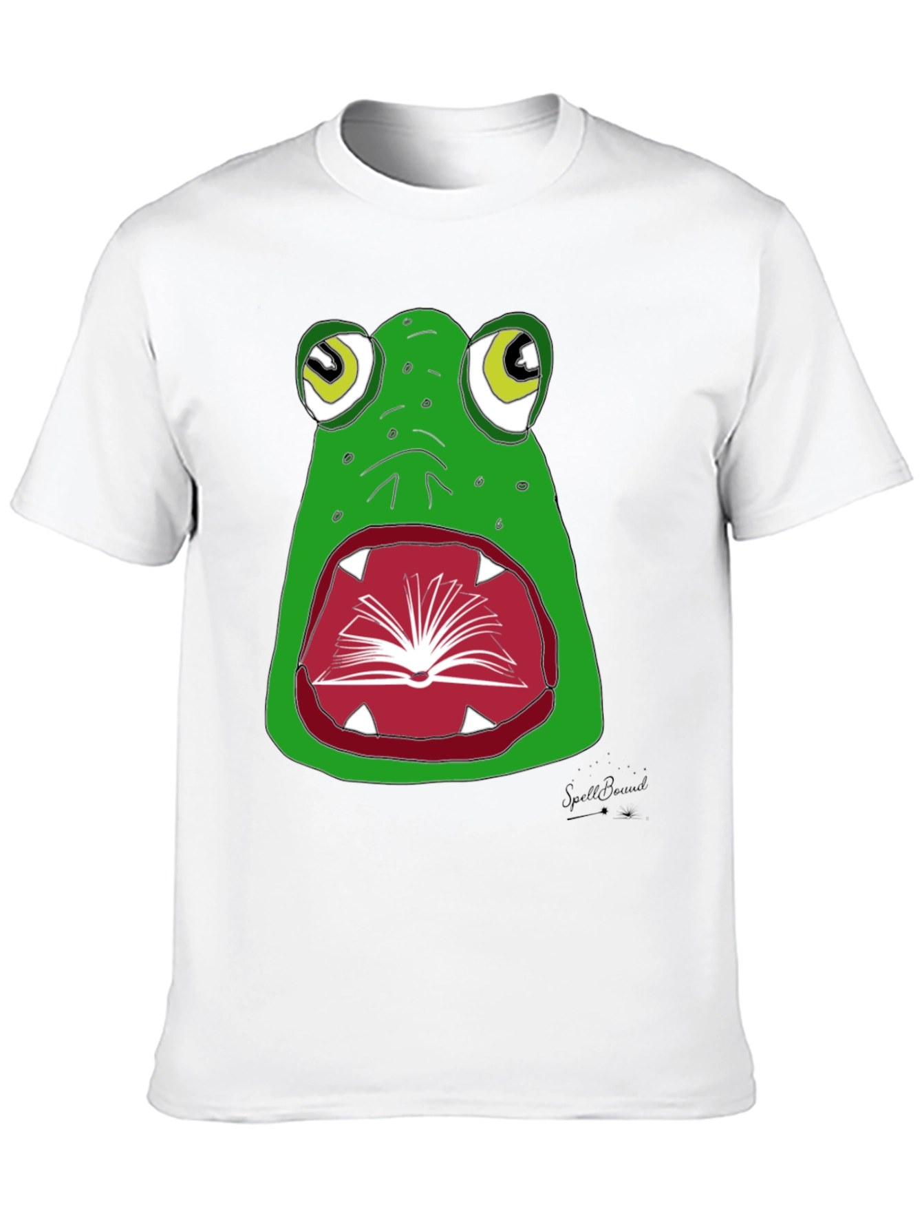 Frog Bookworm Graphic T-Shirt - Read and Ribbit!
