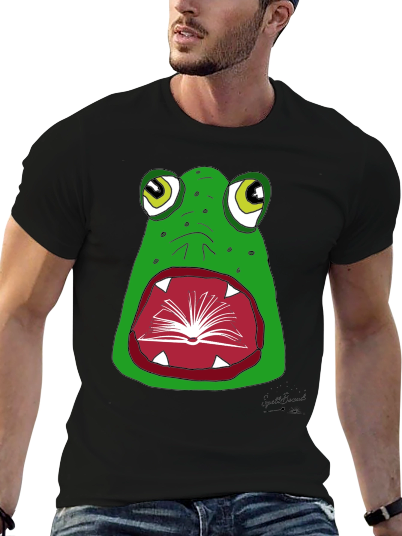 Frog Bookworm Graphic T-Shirt - Read and Ribbit!