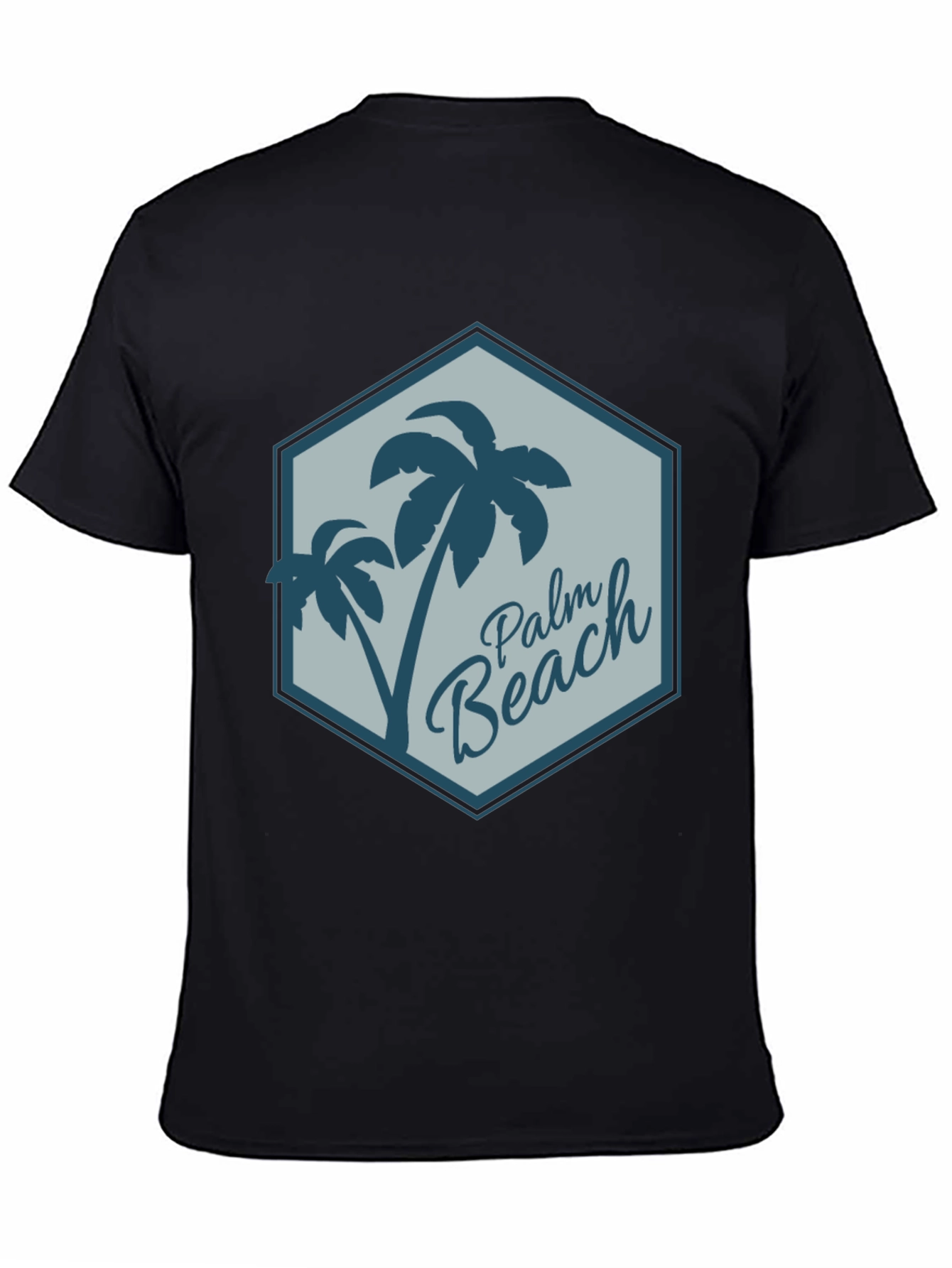Palm Beach Graphic Tee - Tropical Vacation Shirt
