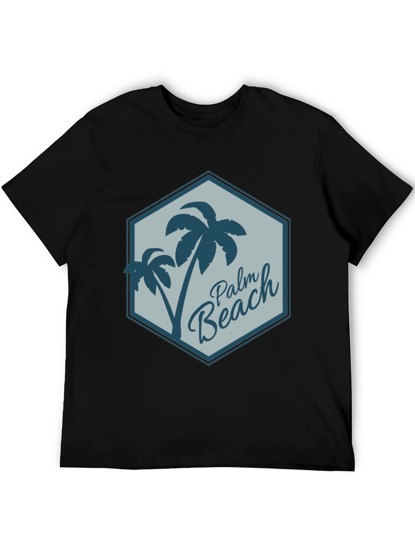 Palm Beach Graphic Tee - Tropical Vacation Shirt
