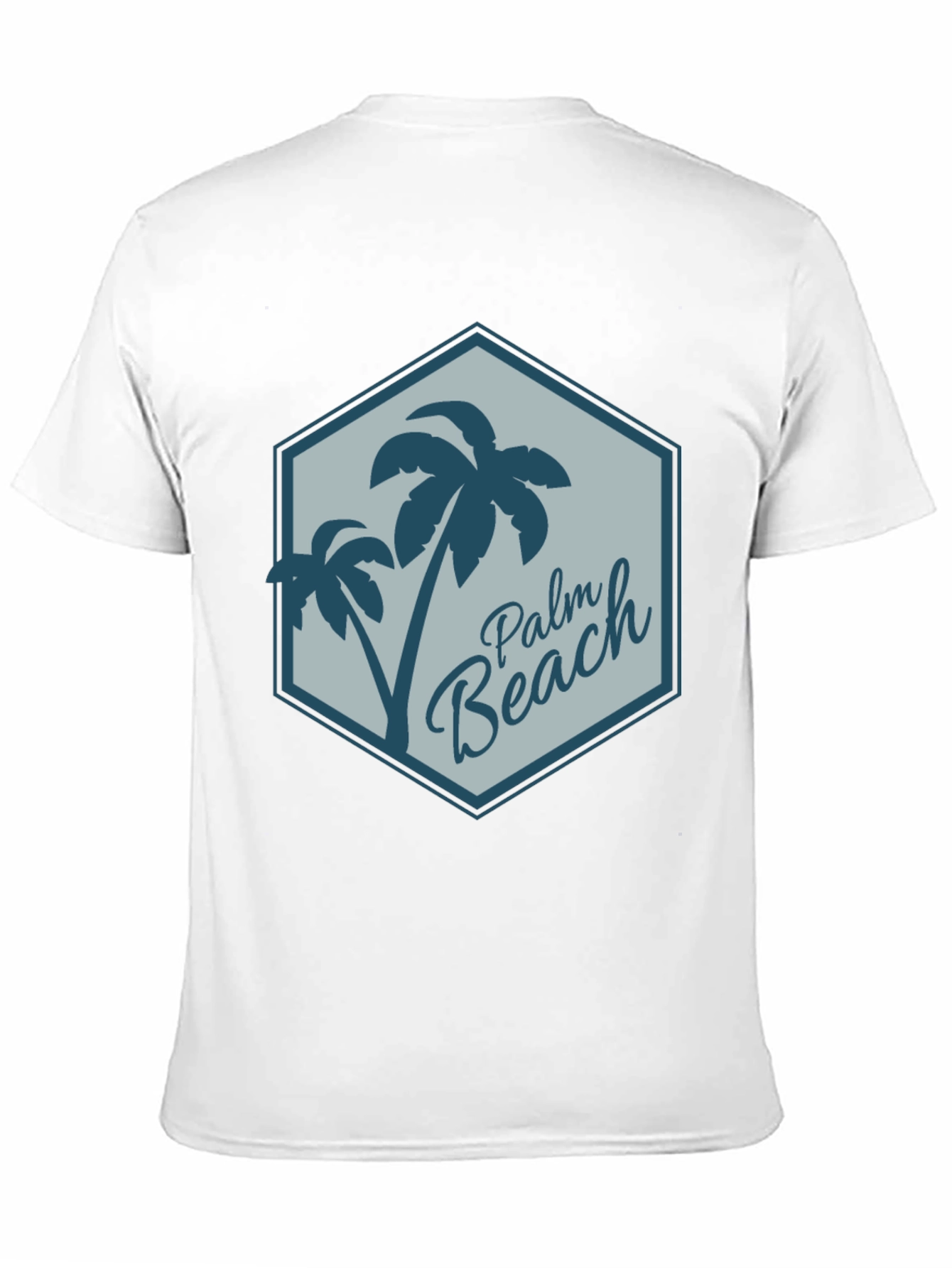 Palm Beach Graphic Tee - Tropical Vacation Shirt