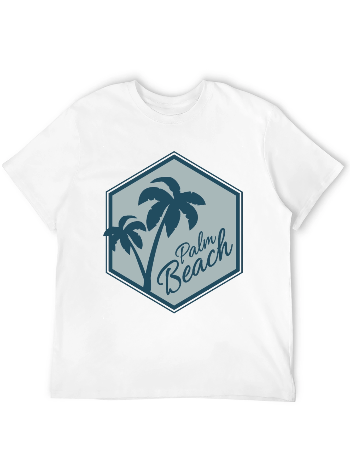Palm Beach Graphic Tee - Tropical Vacation Shirt