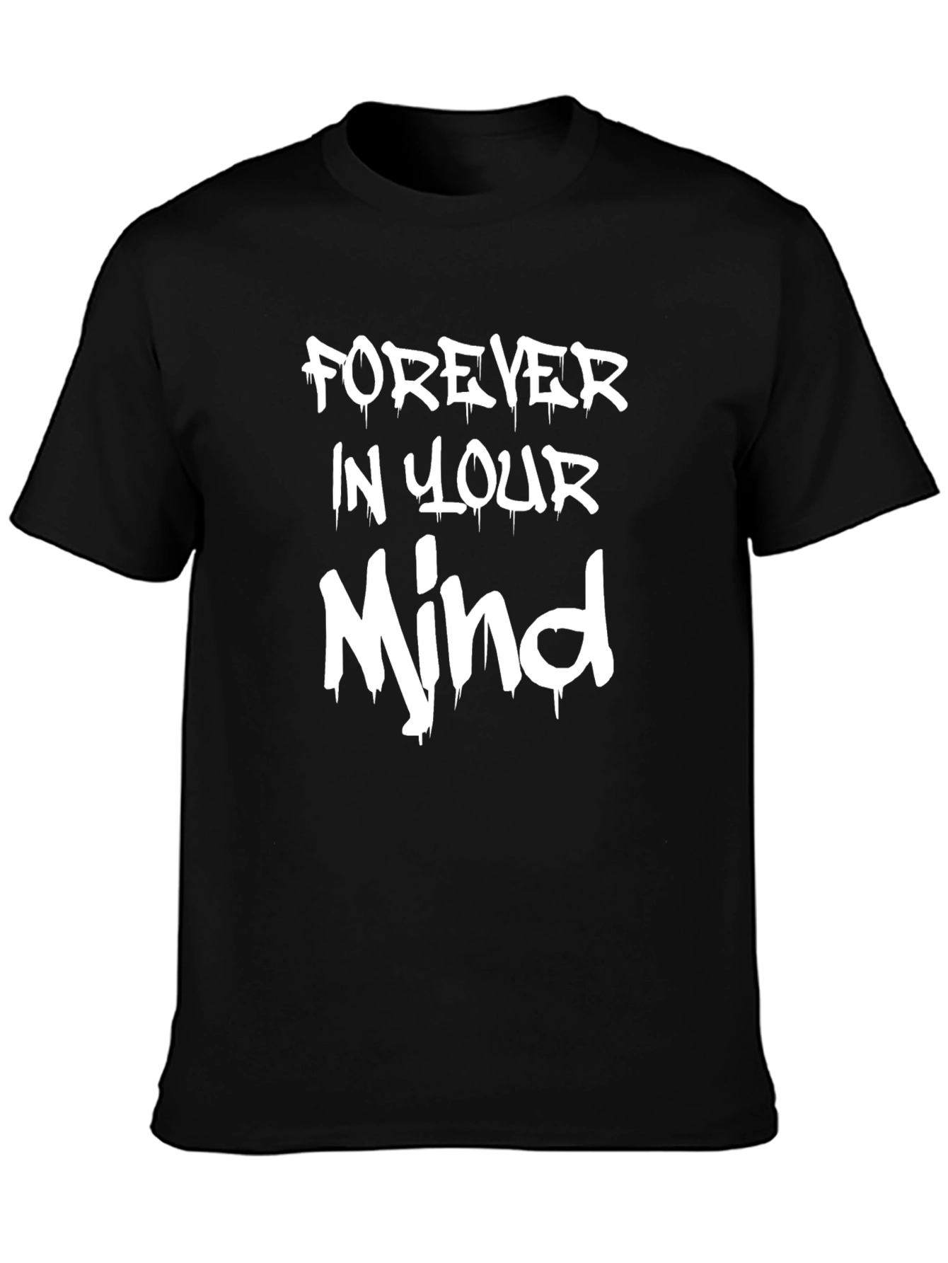 Forever In Your Mind Black Graphic Tee