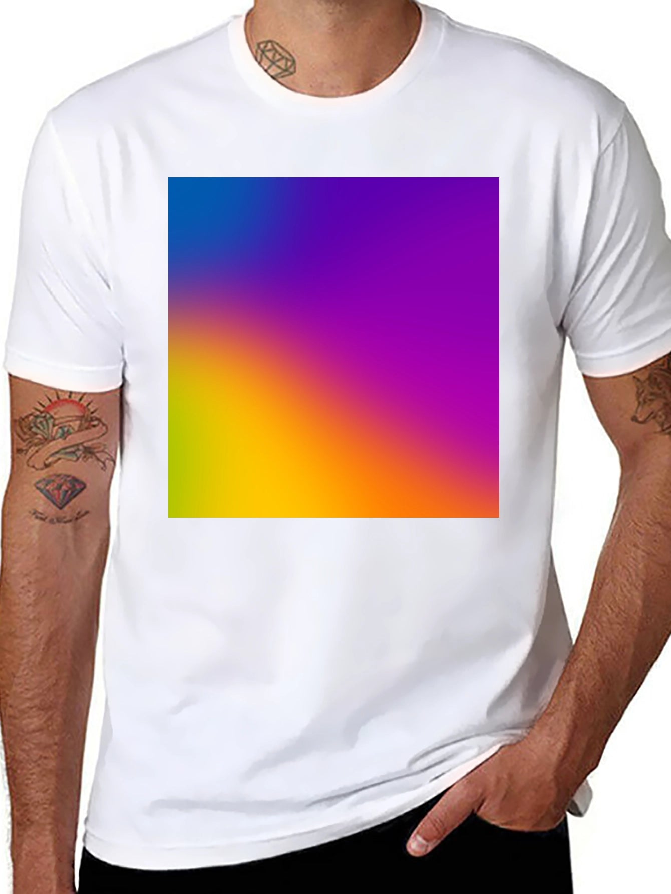 Gradient Square Tee
