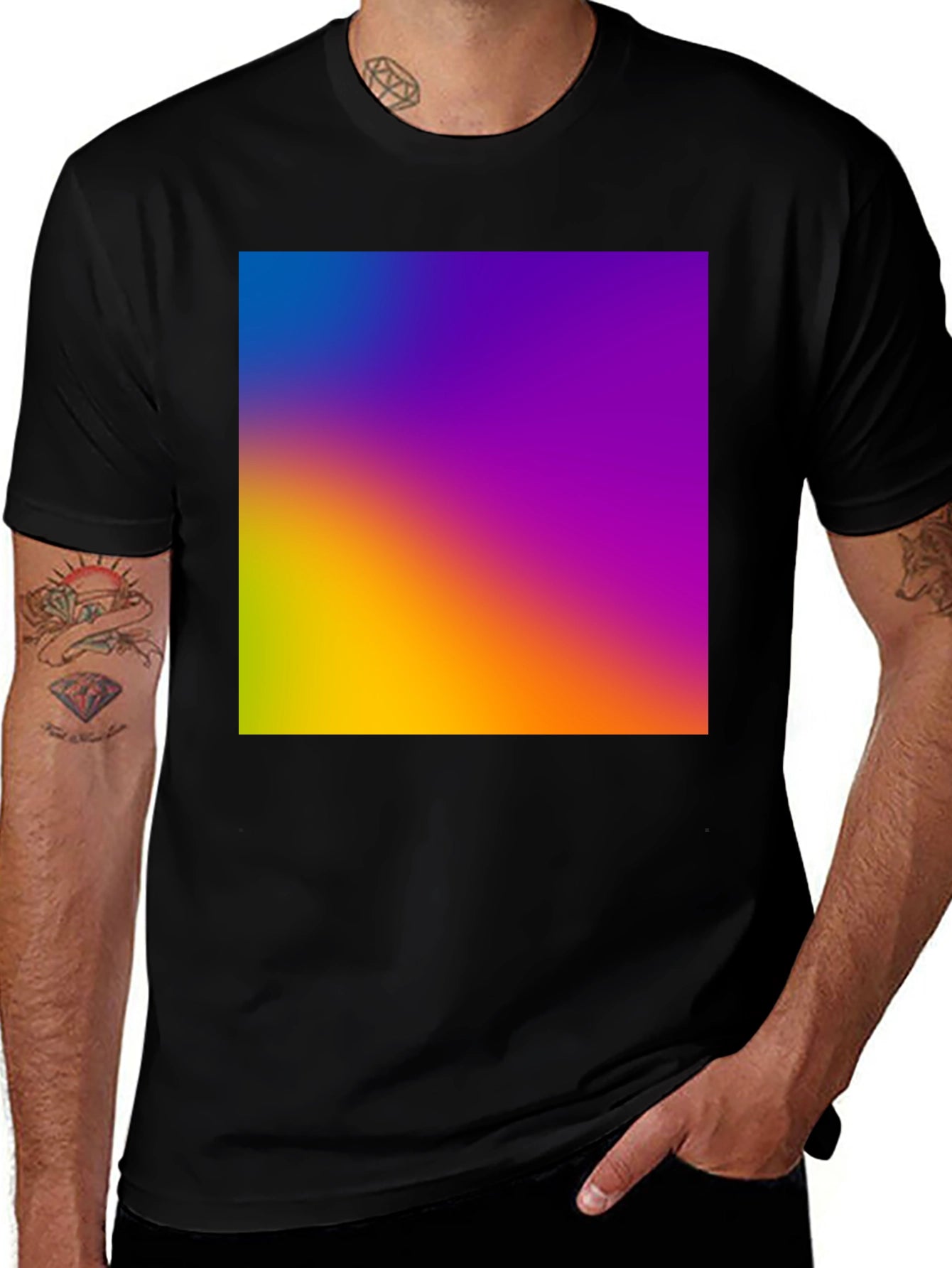 Gradient Square Tee