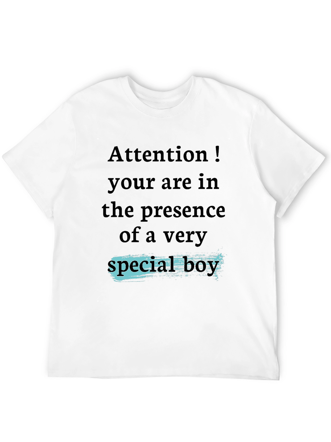 Attention Special Boy T-Shirt