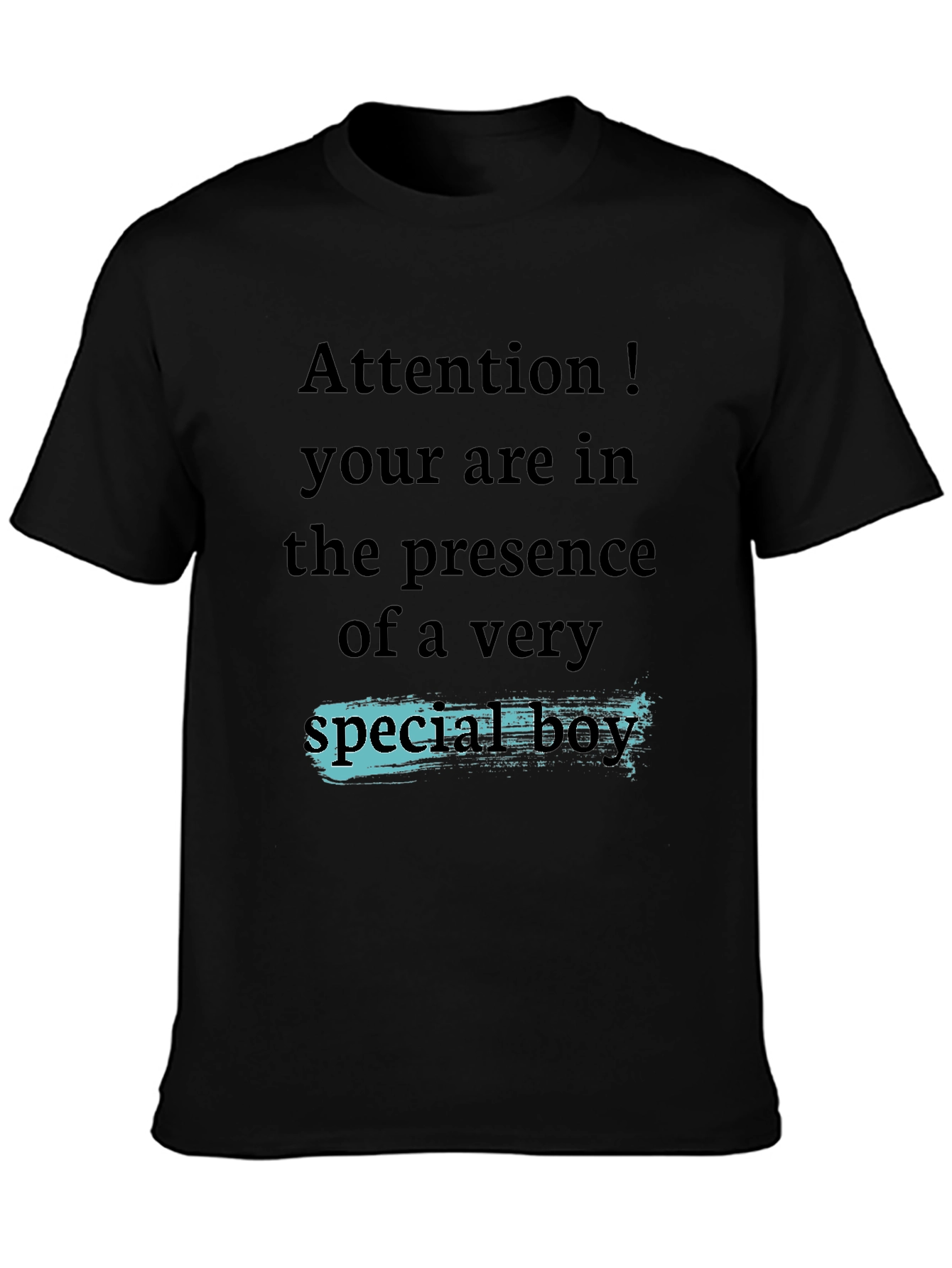 Attention Special Boy T-Shirt