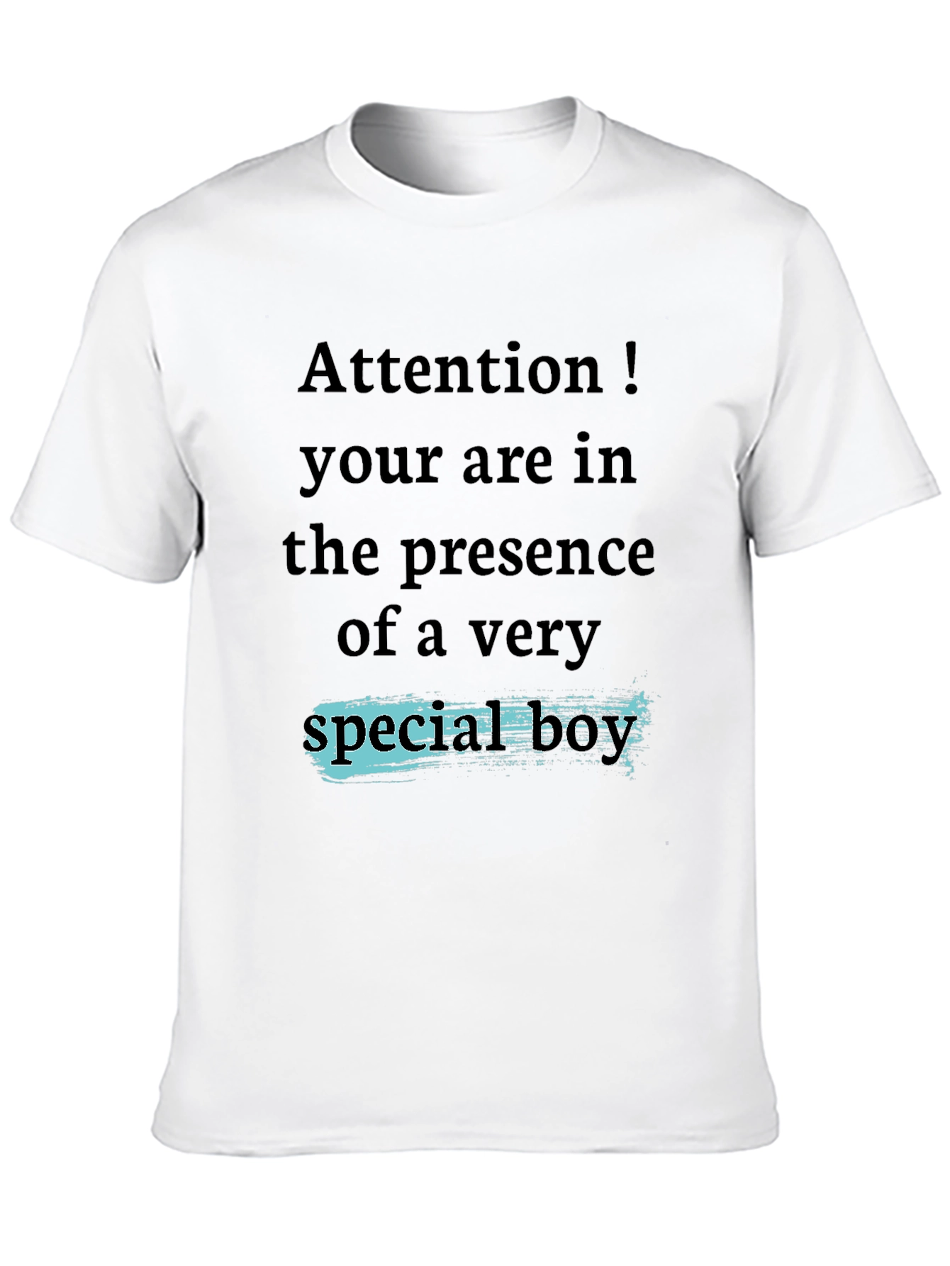 Attention Special Boy T-Shirt